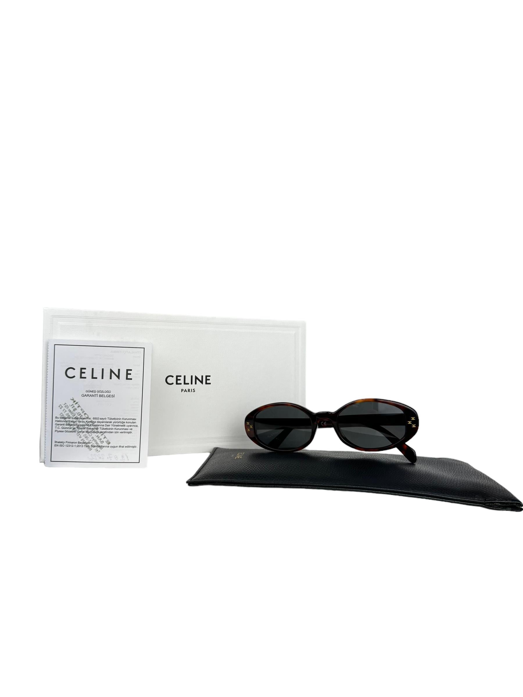 CELINE BROWN 40121 2U SUNGLASSES 