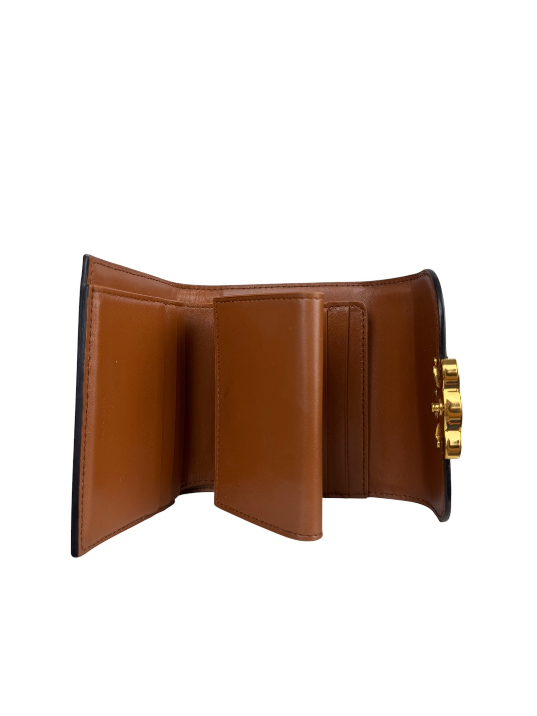 CELINE CANVAS LEAHTER TRIOMPHE WALLET