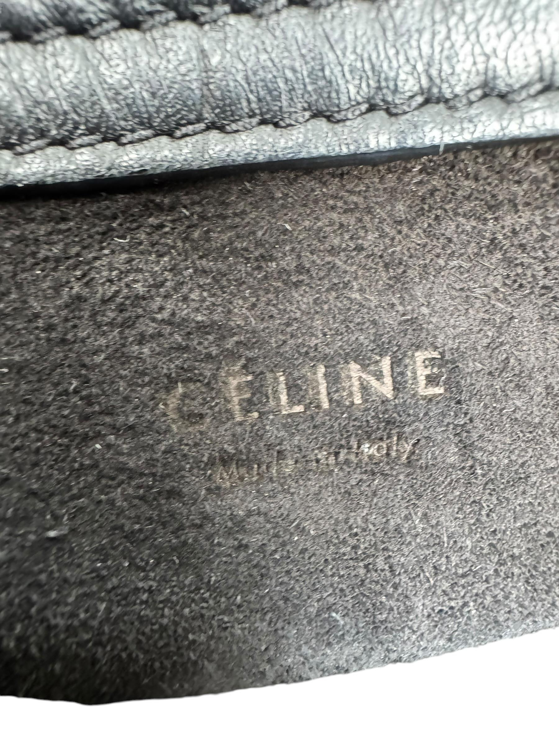 CELINE CROCO EMBELLISHED PHANTOM LUGGAGE BAG