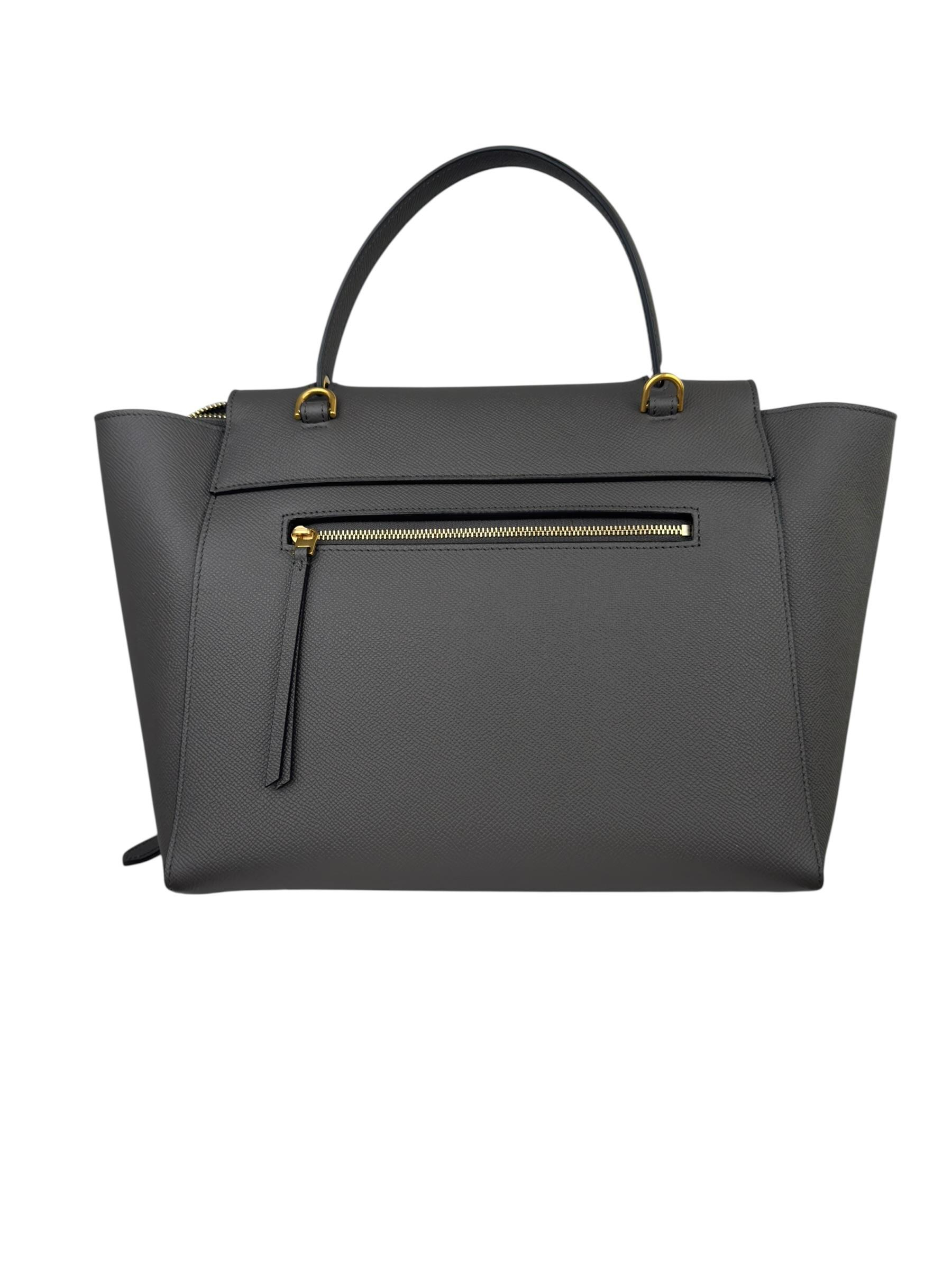 CELINE GRAY MINI BELT BAG