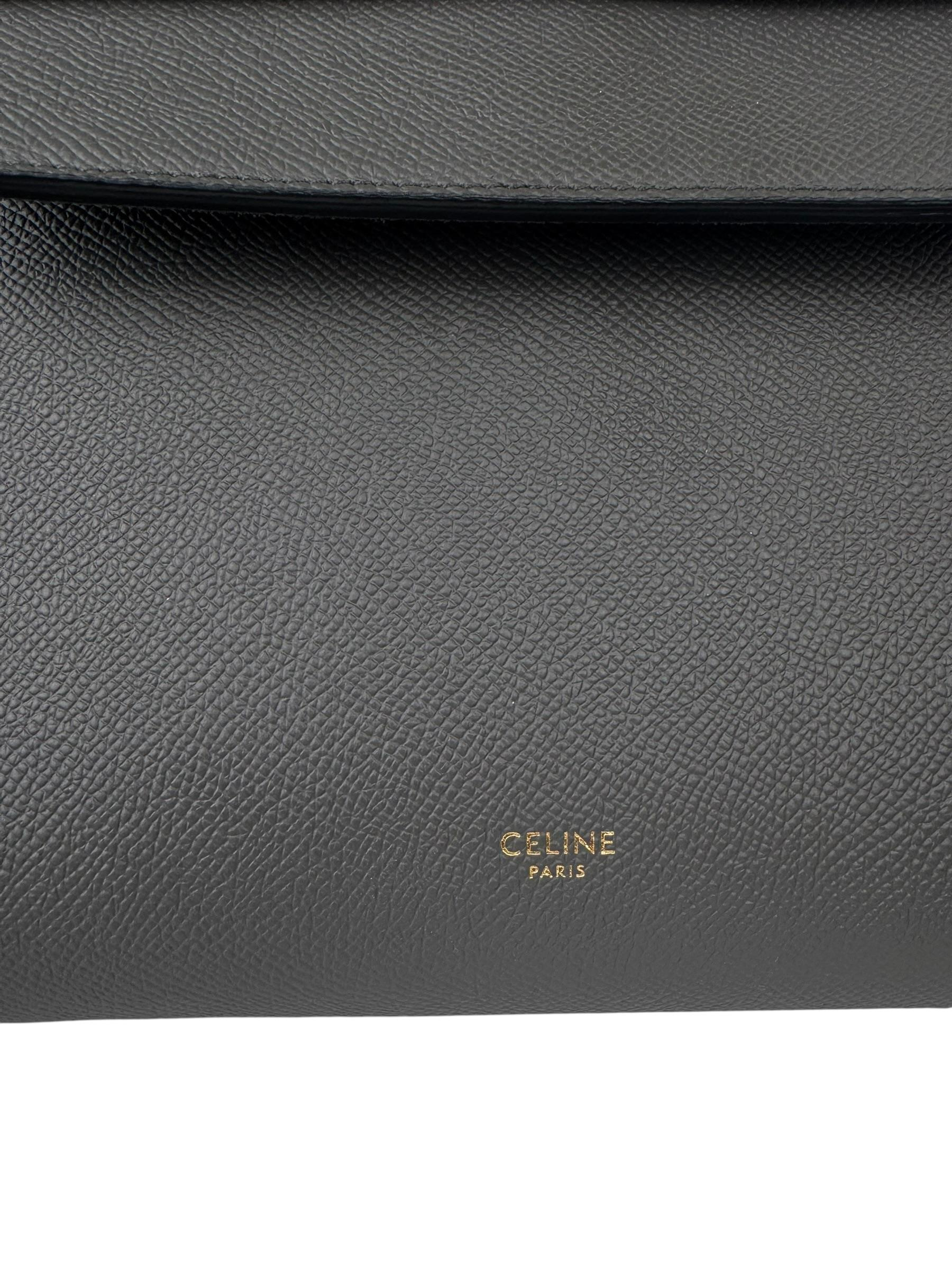 CELINE GRAY MINI BELT BAG