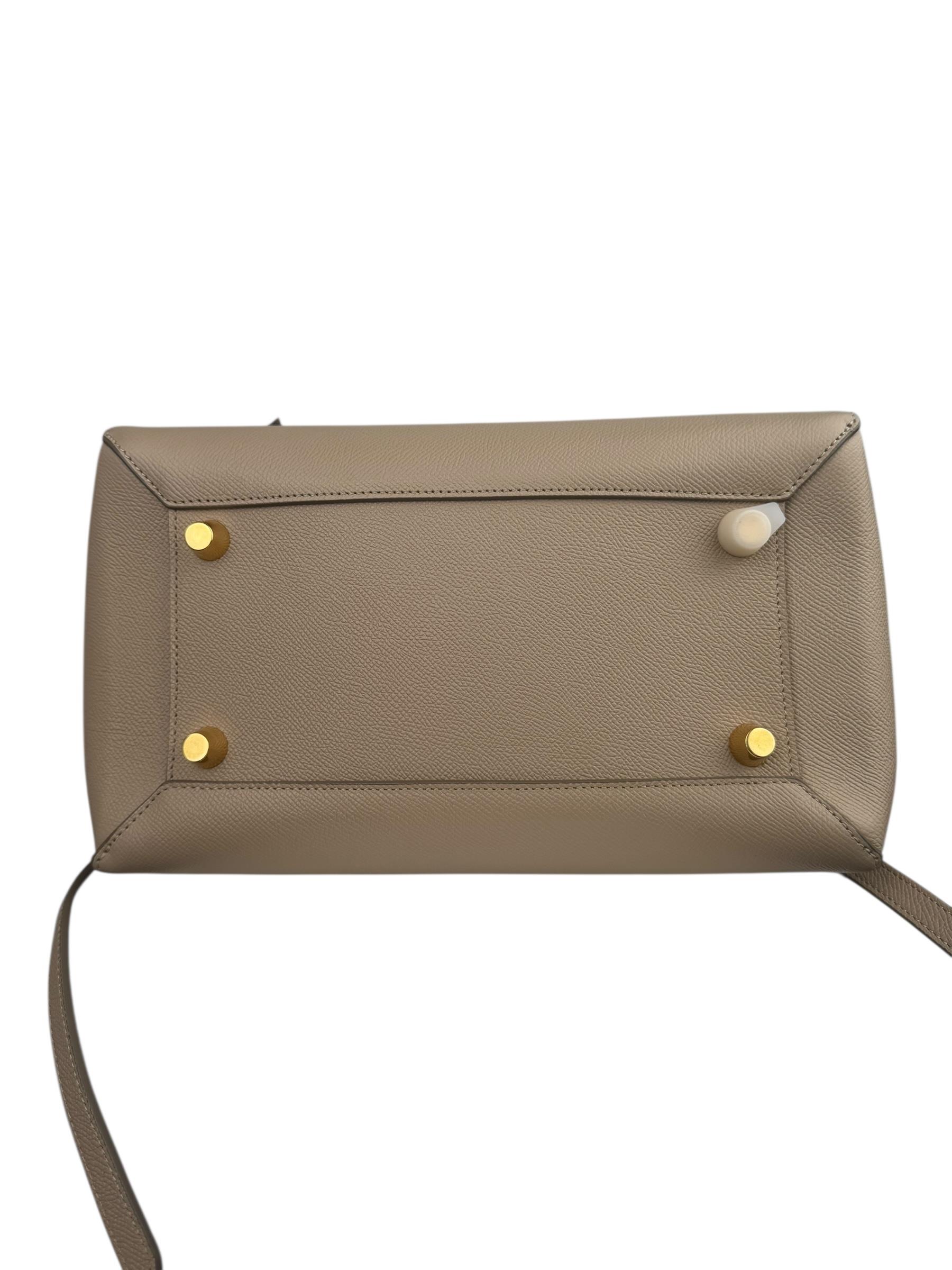 CELINE LIGHT TAUPE MEDIUM BELT BAG
