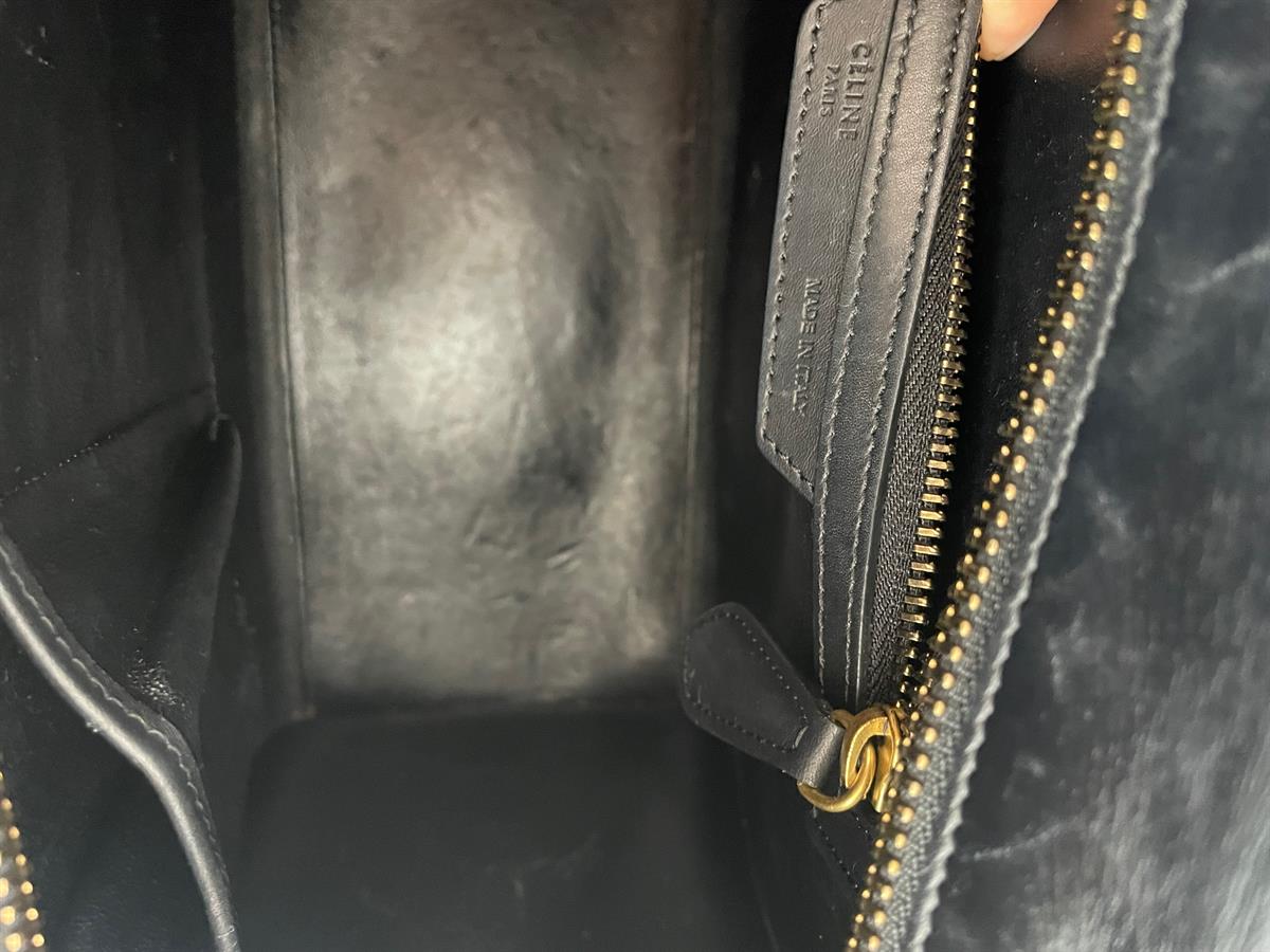 CELINE NAVY LUGGAGE BAG