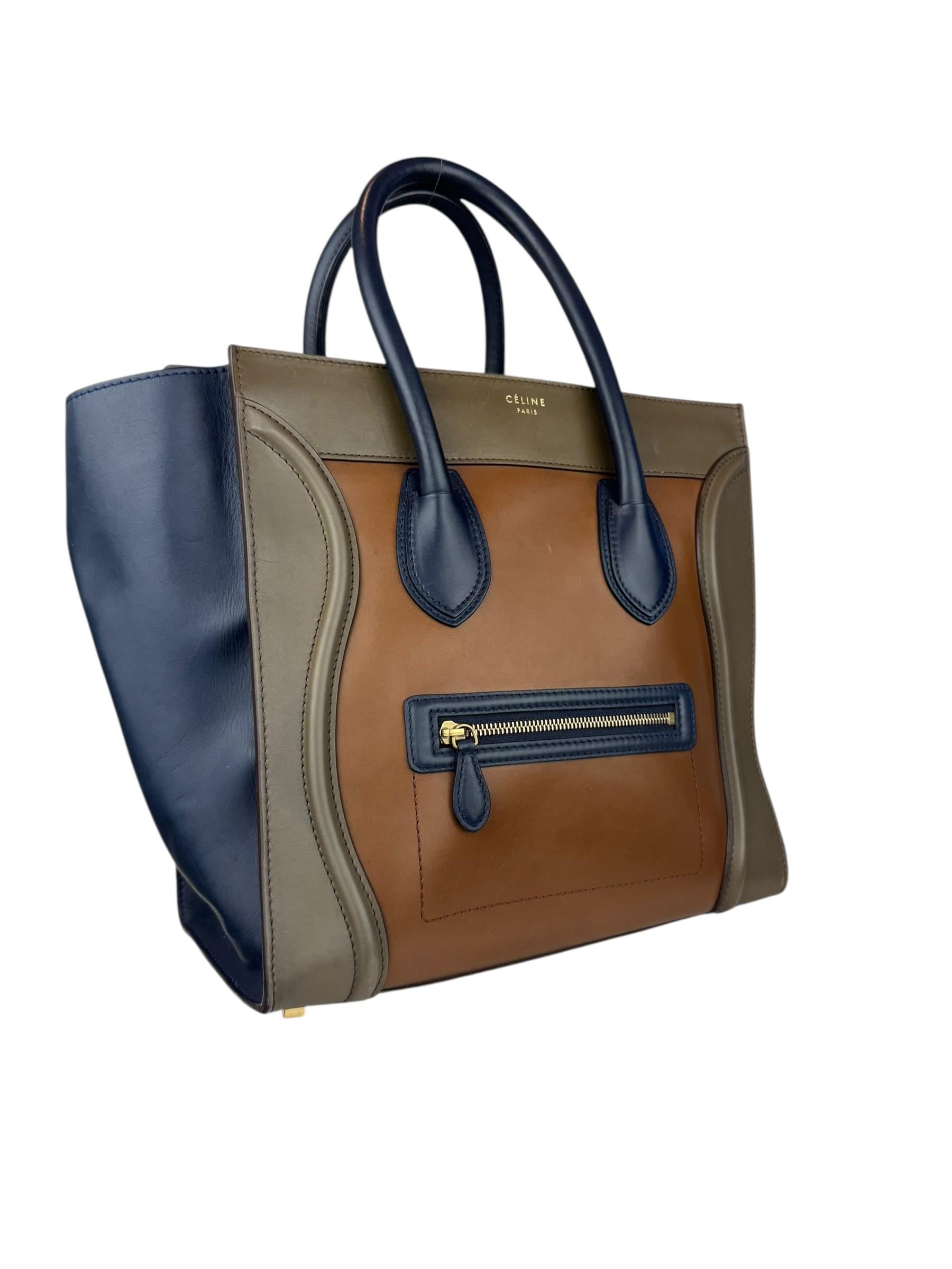 CELINE TRICOLOR LUGGAGE BAG