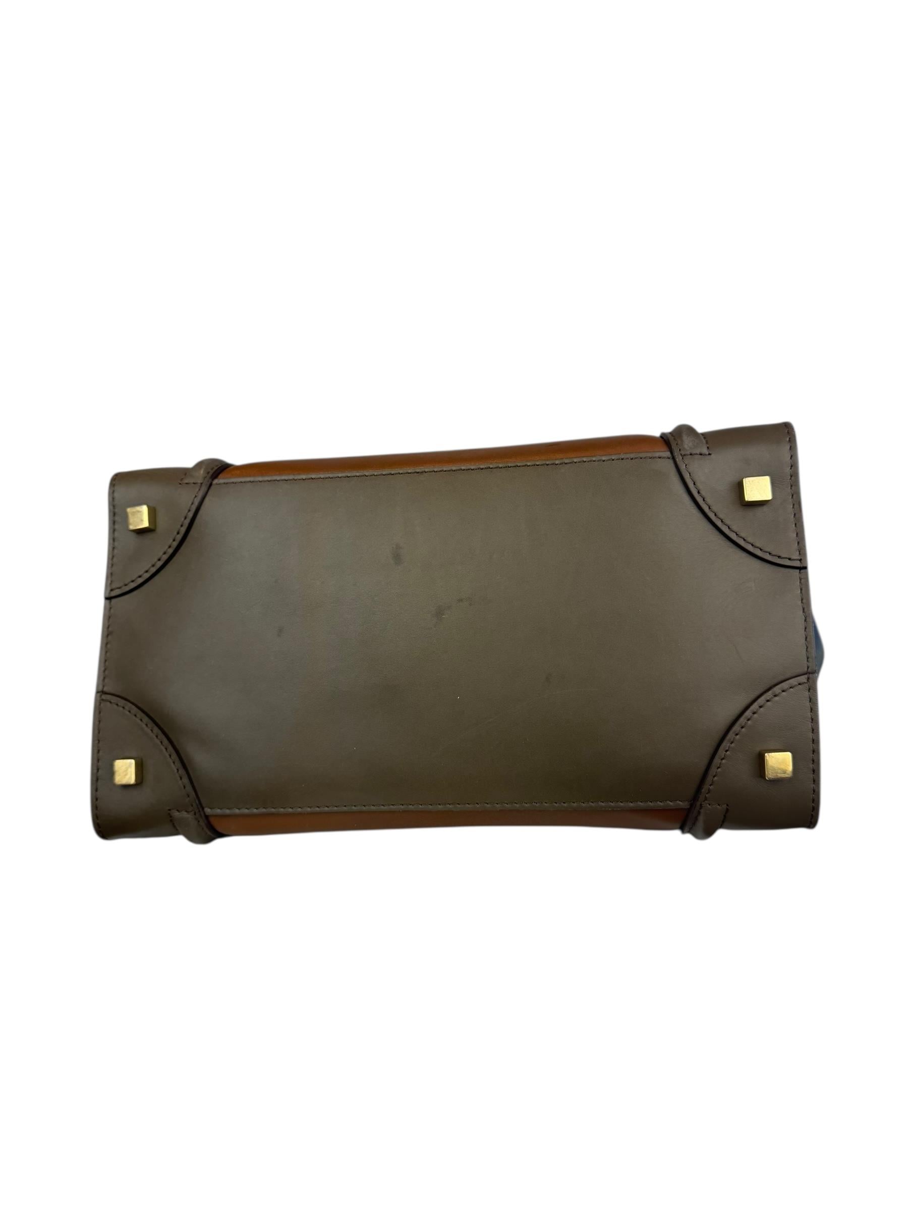 CELINE TRICOLOR LUGGAGE BAG