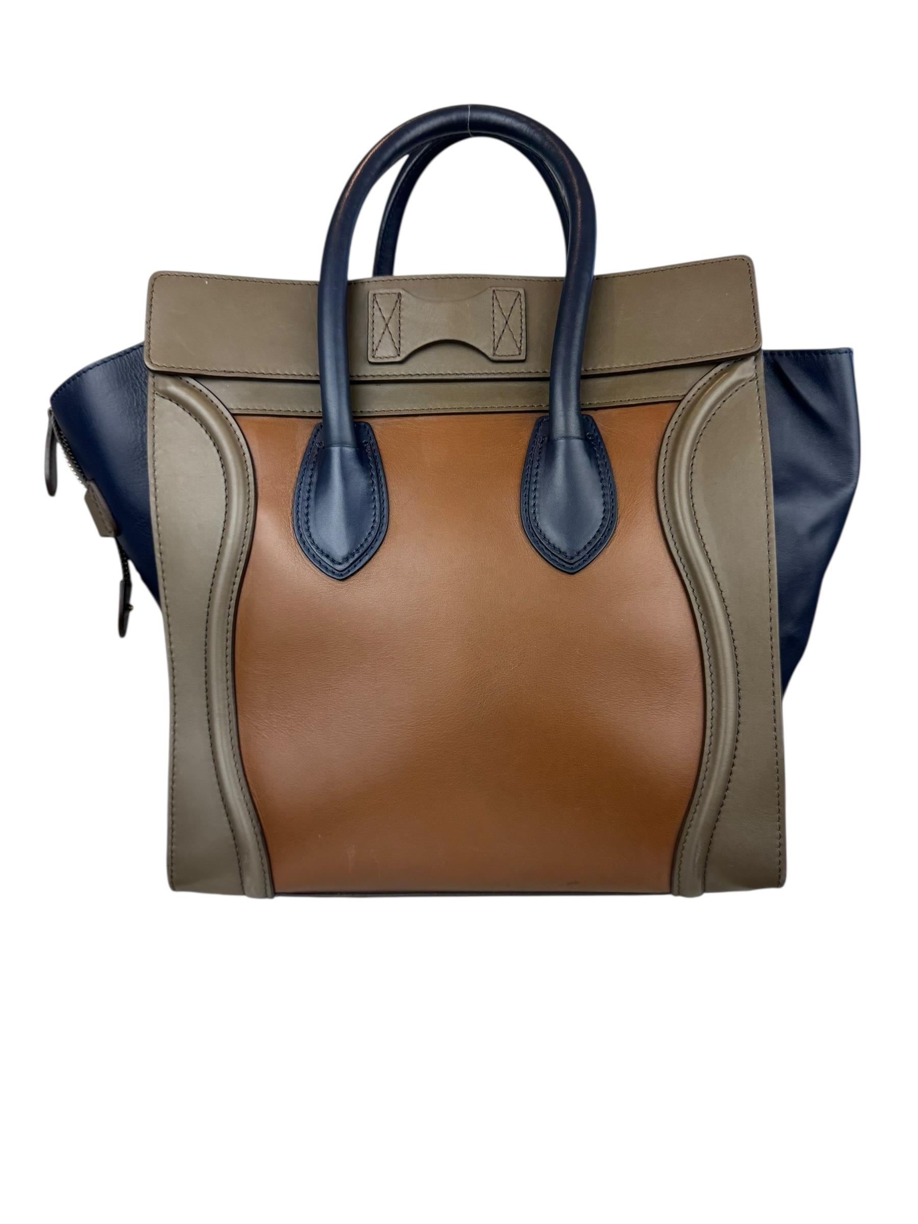 CELINE TRICOLOR LUGGAGE BAG