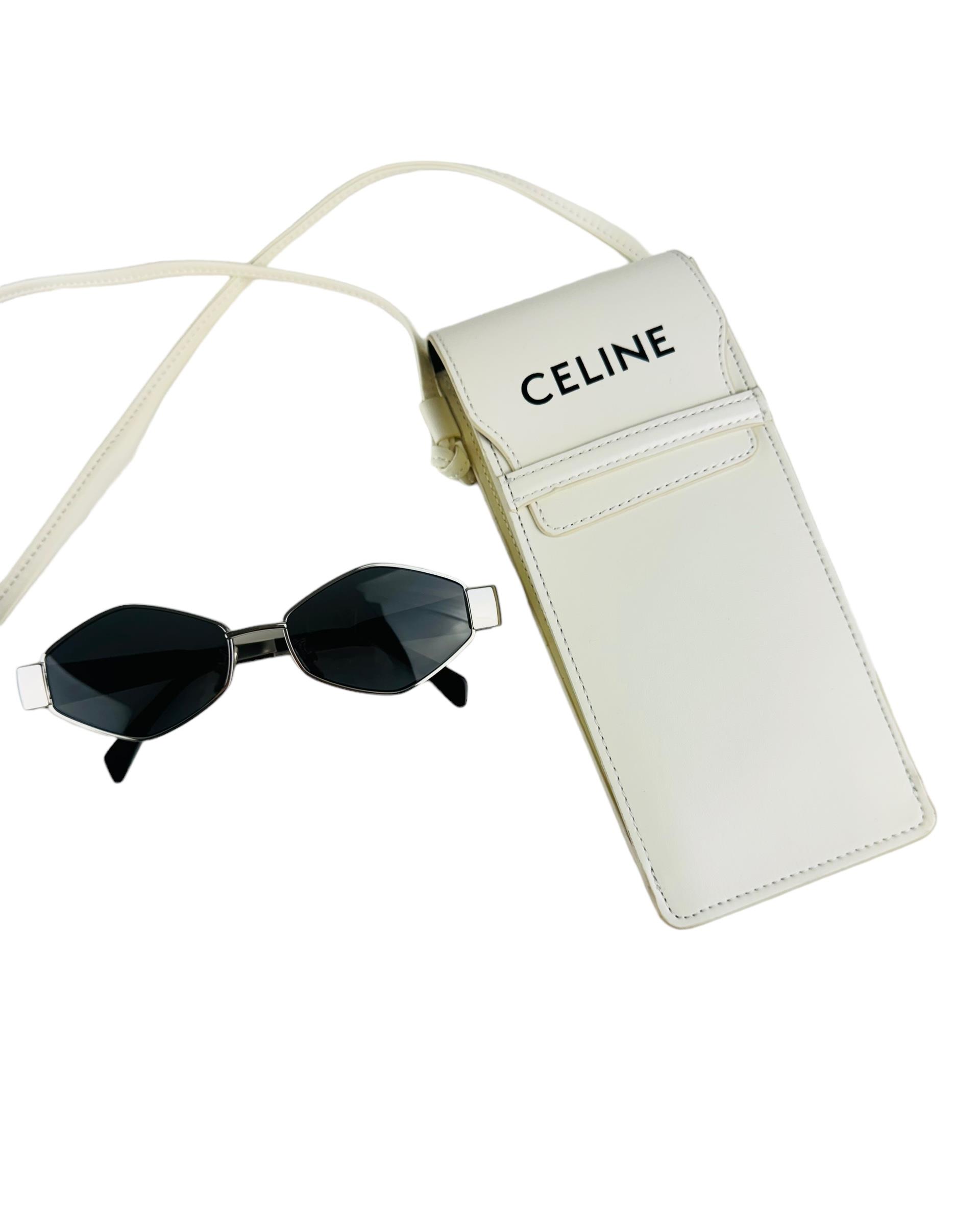 CELINE TRIOMPHE METAL SUNGLASSES 
