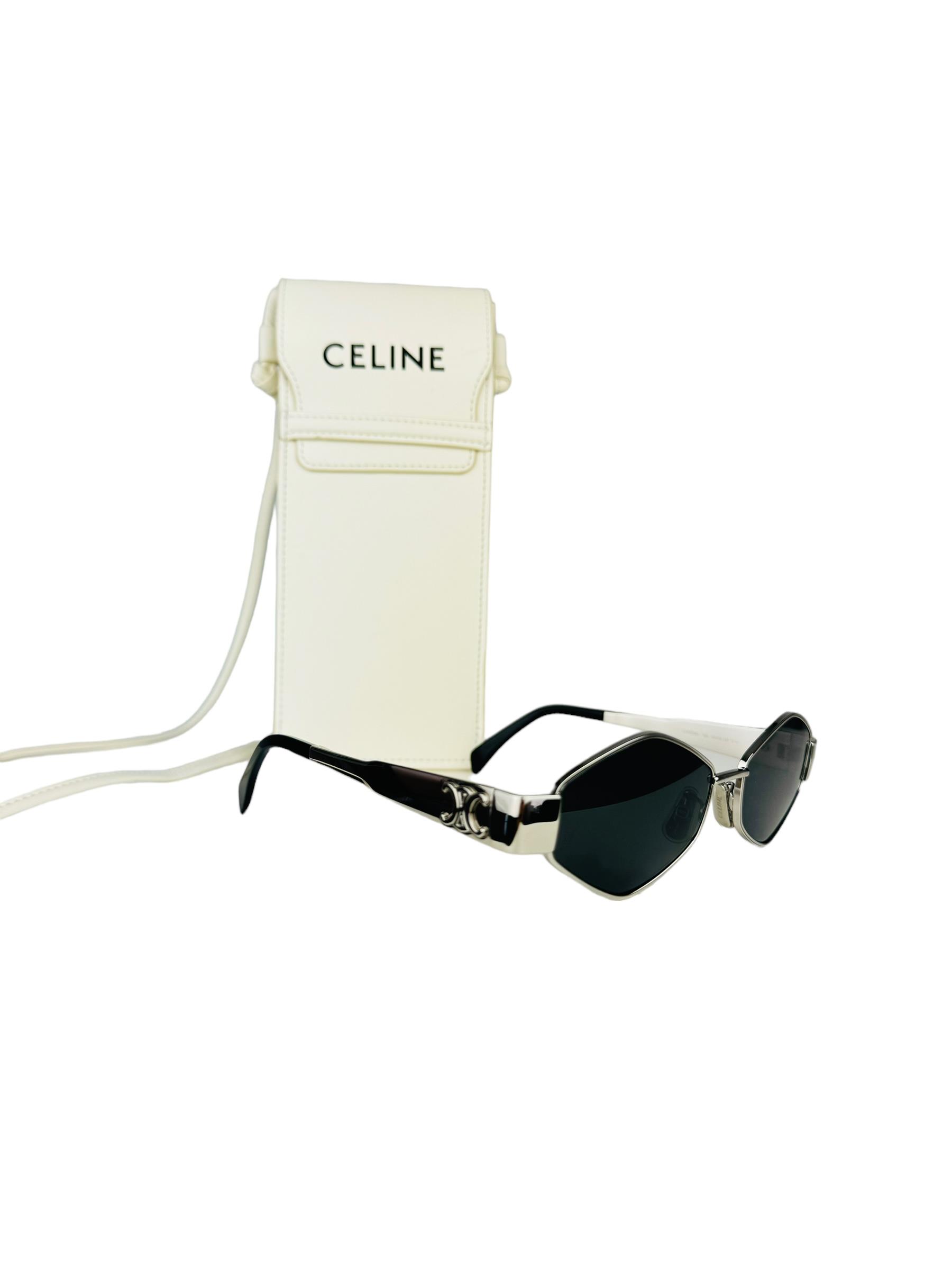 CELINE TRIOMPHE METAL SUNGLASSES 