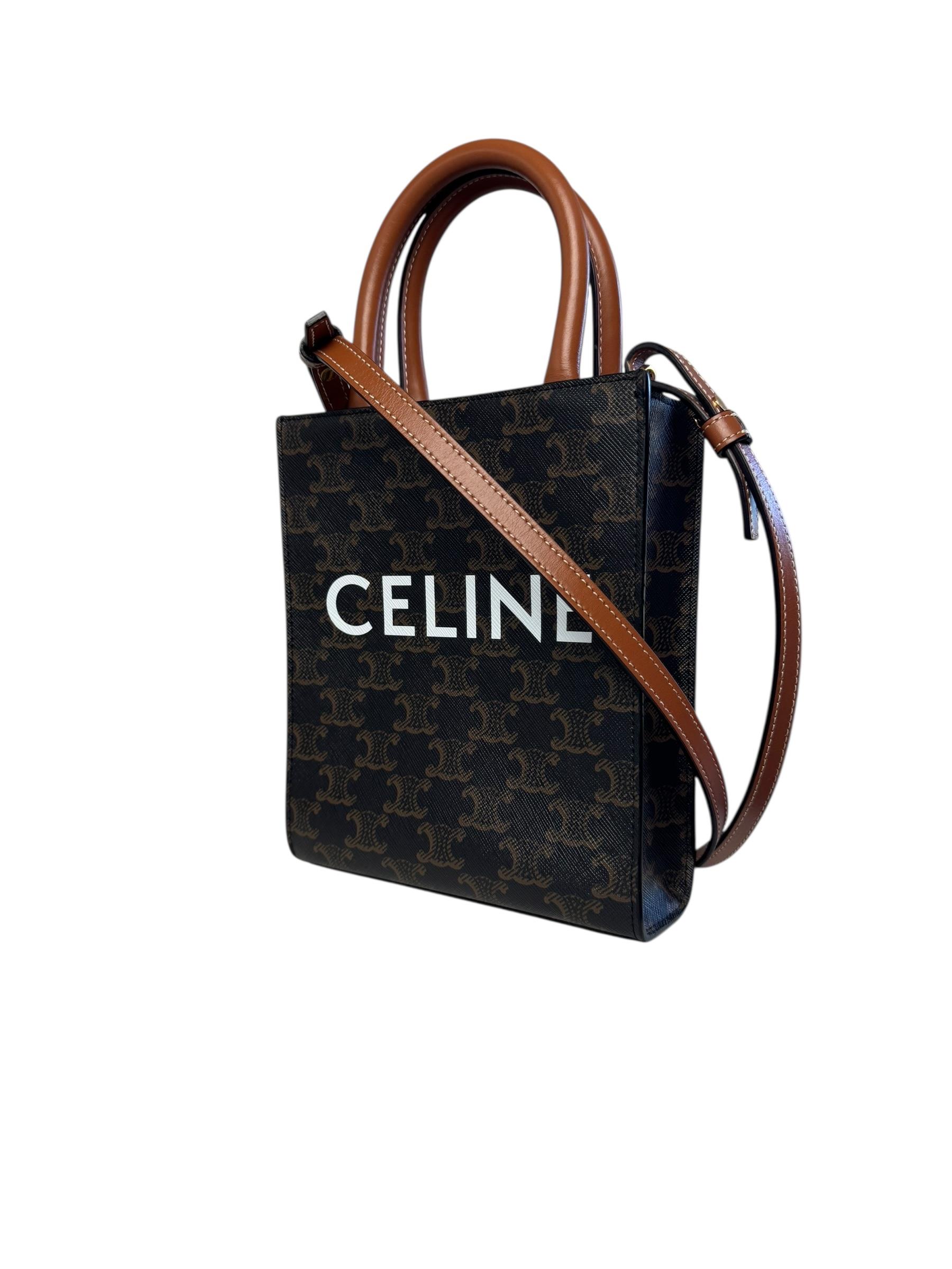 CELINE VERTICAL CABAS TOTE BAG