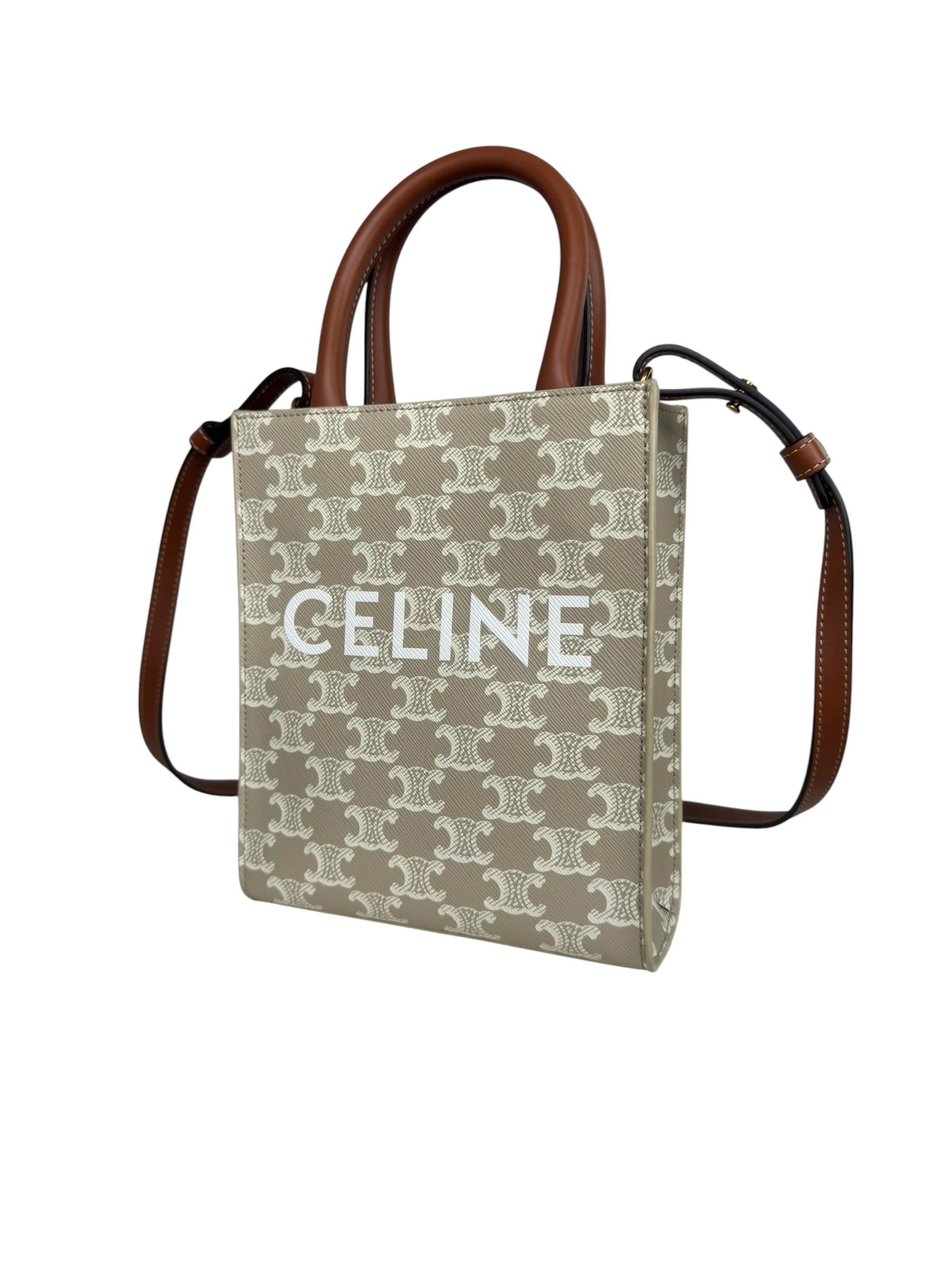 CELINE VERTICAL CABAS TOTE BAG