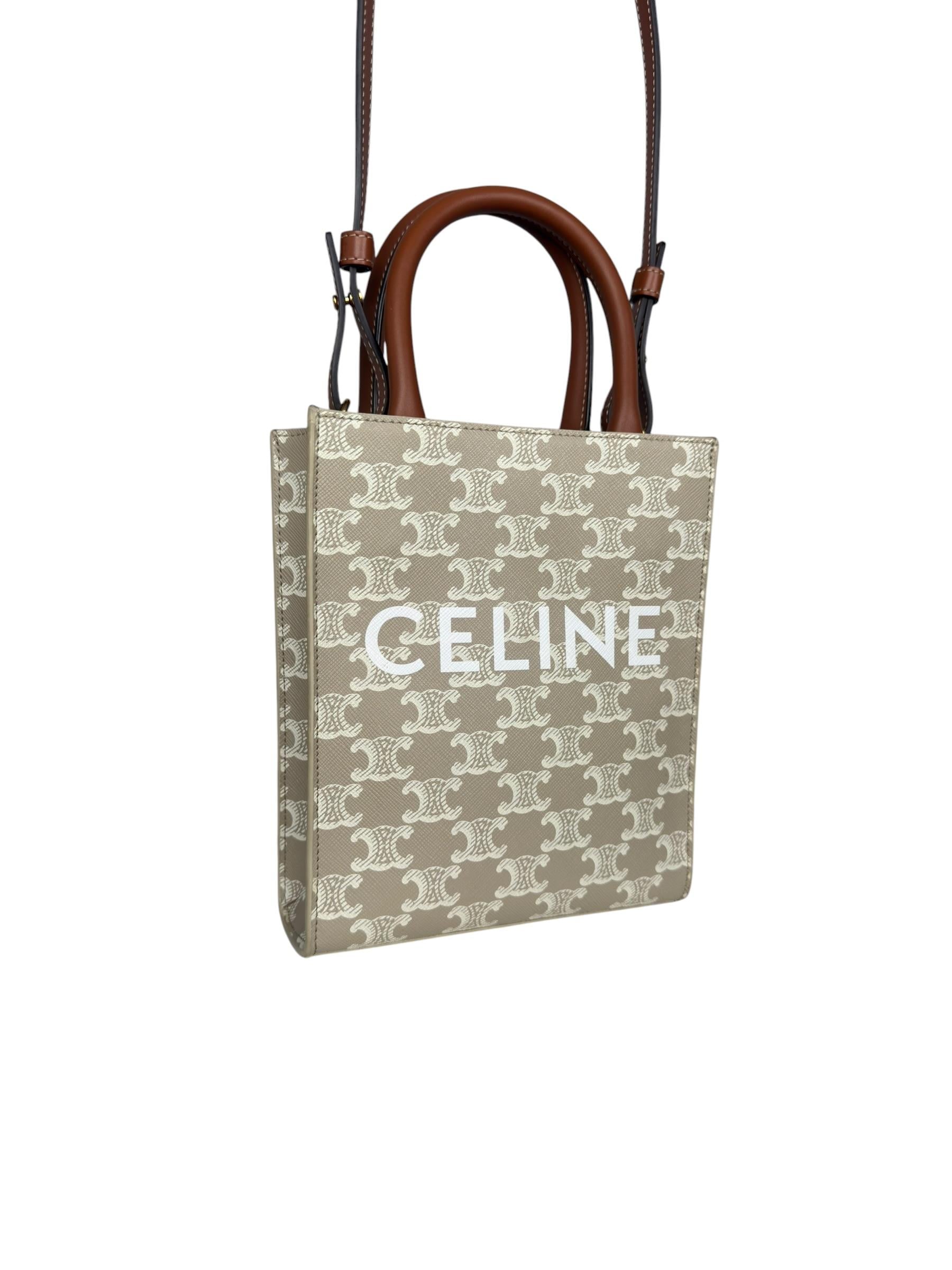 CELINE VERTICAL CABAS TOTE BAG