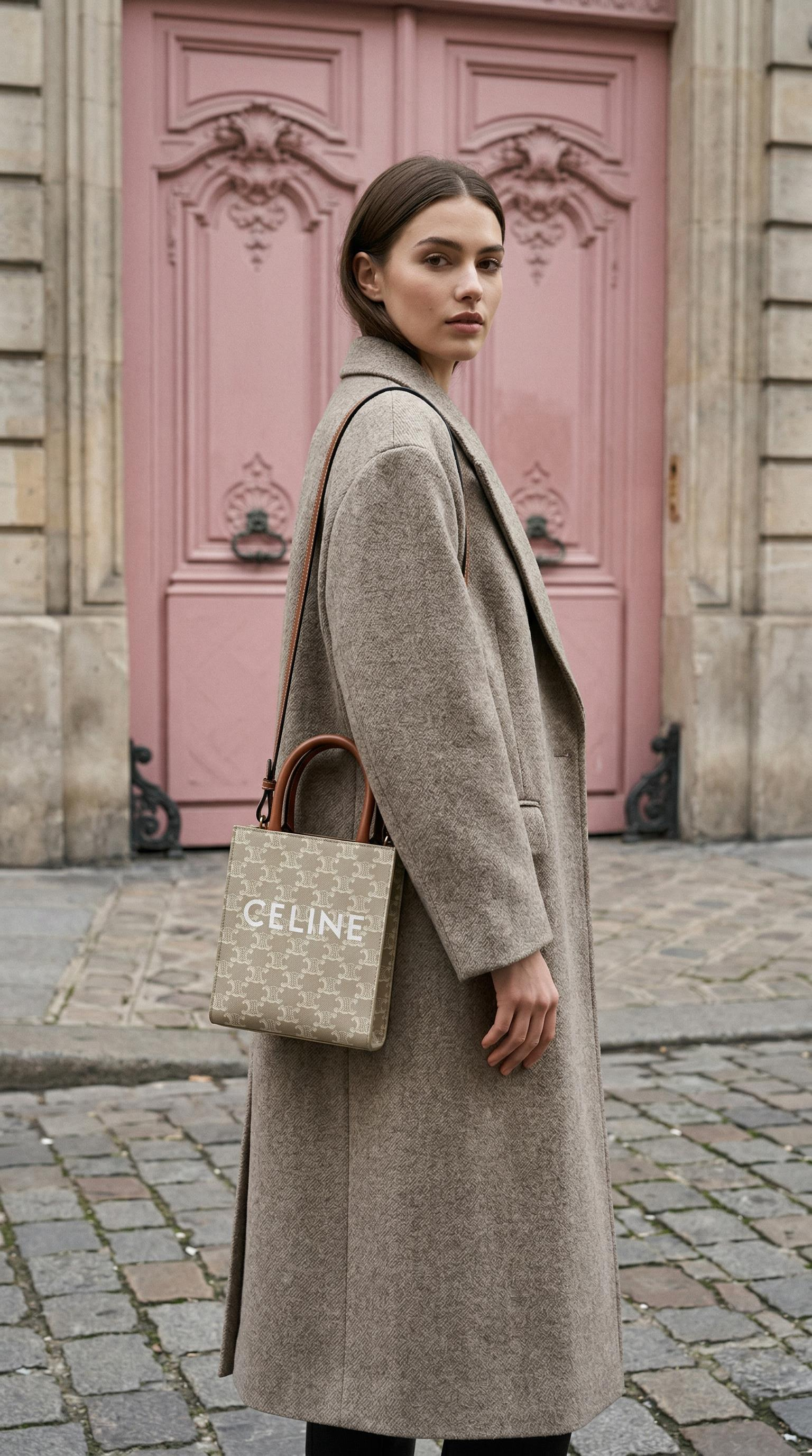 CELINE VERTICAL CABAS TOTE BAG
