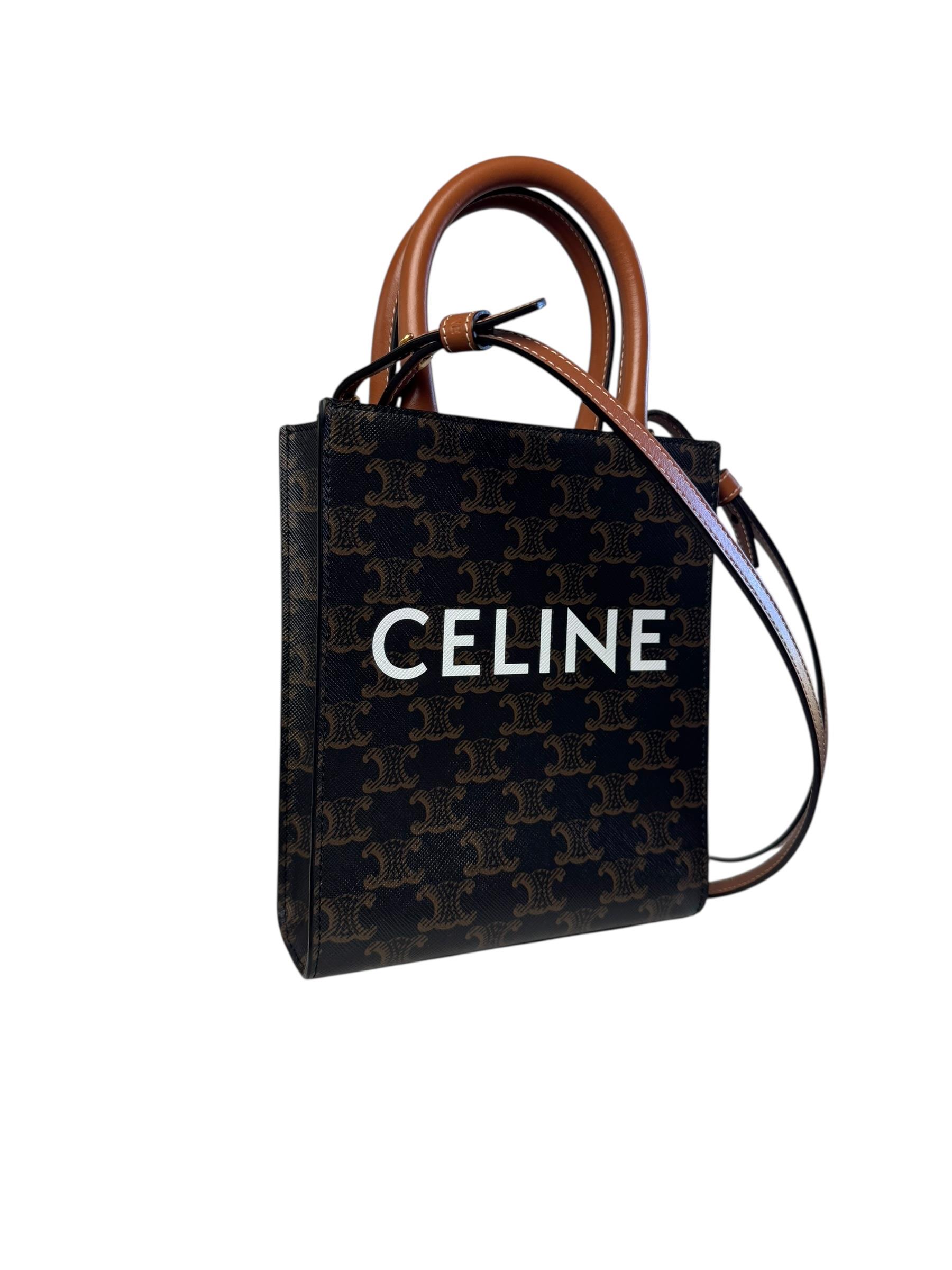 CELINE VERTICAL CABAS TOTE BAG