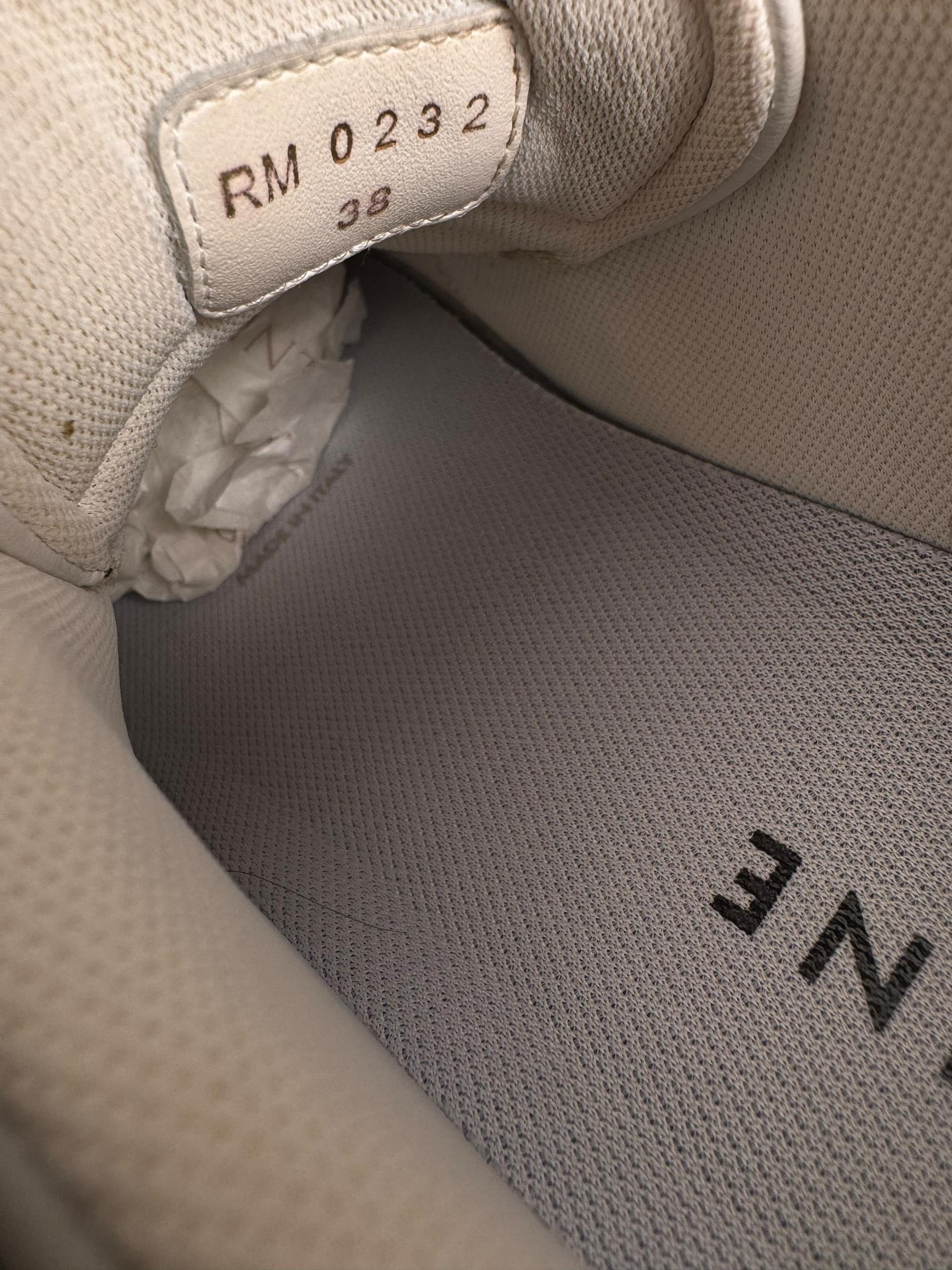 CELINE WHITE LEATHER LACE UP SNEAKERS