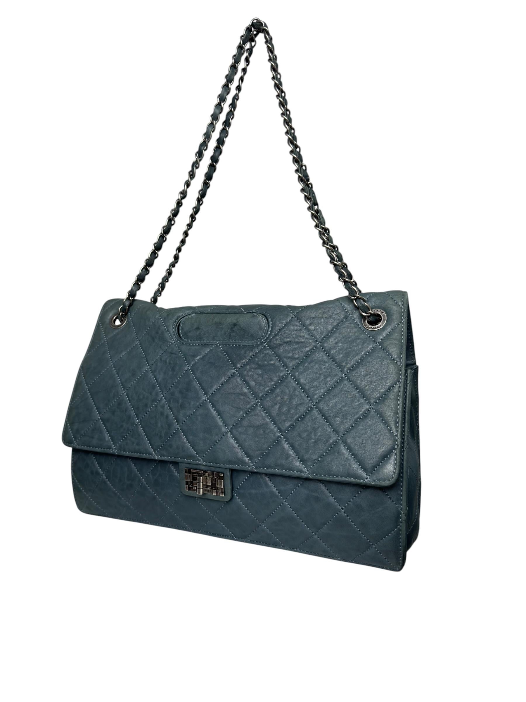 CHANEL 2.55 MAXI BYZANCE TAKE AWAY FLAP BAG