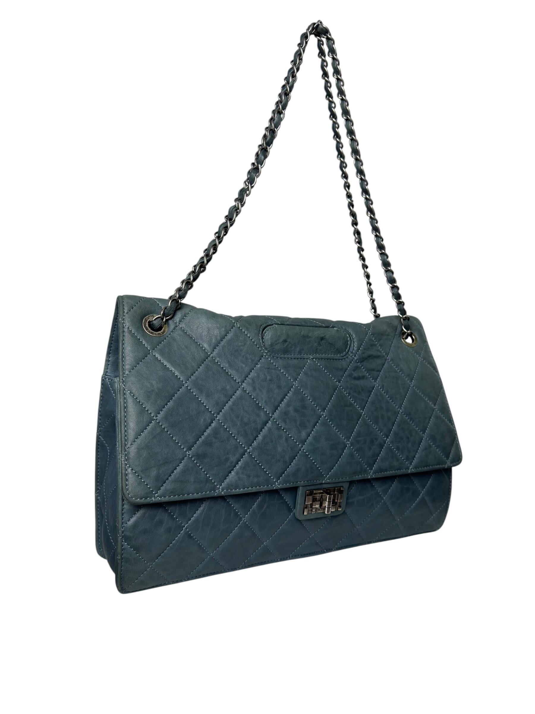 CHANEL 2.55 MAXI BYZANCE TAKE AWAY FLAP BAG