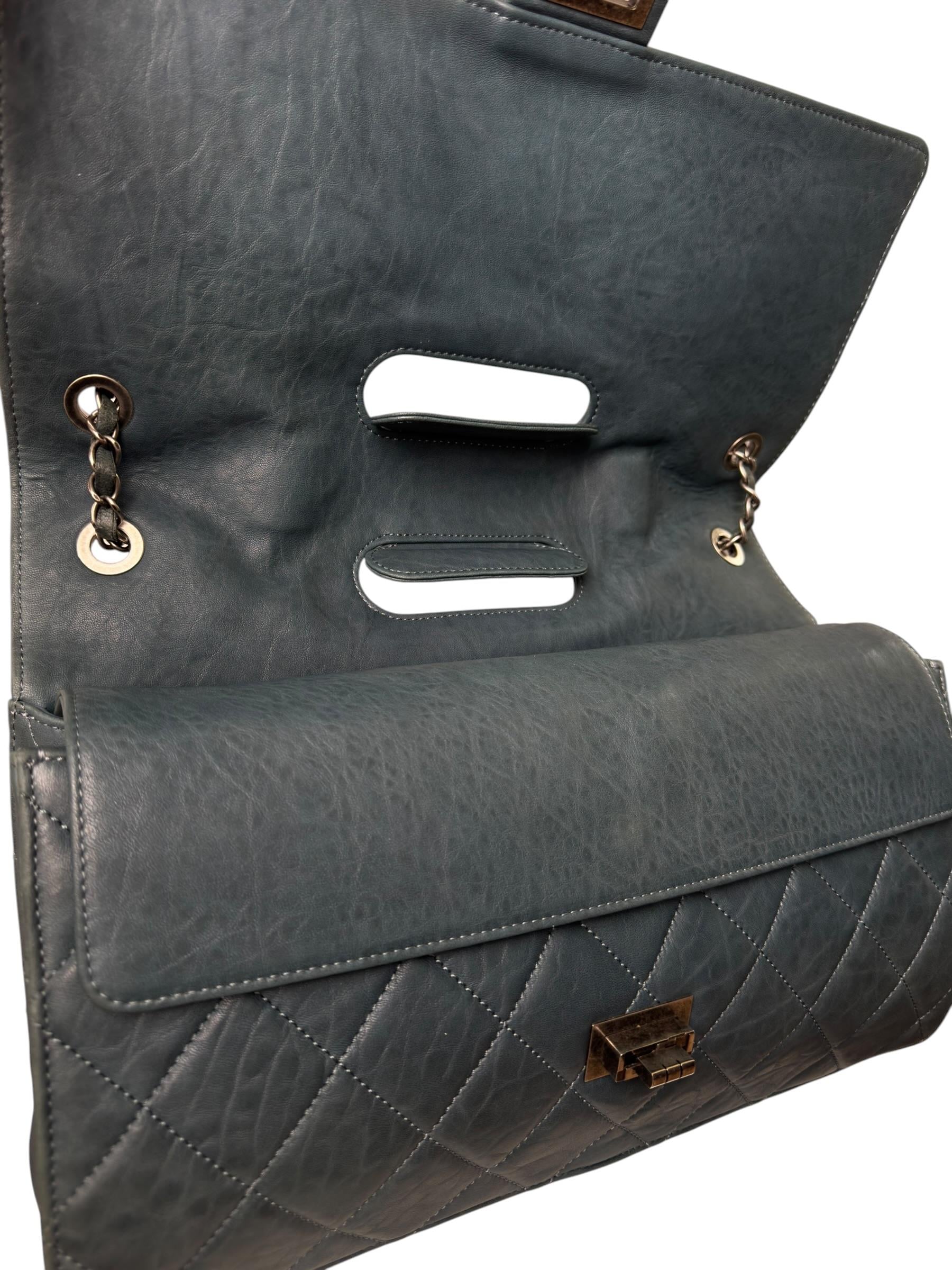 CHANEL 2.55 MAXI BYZANCE TAKE AWAY FLAP BAG