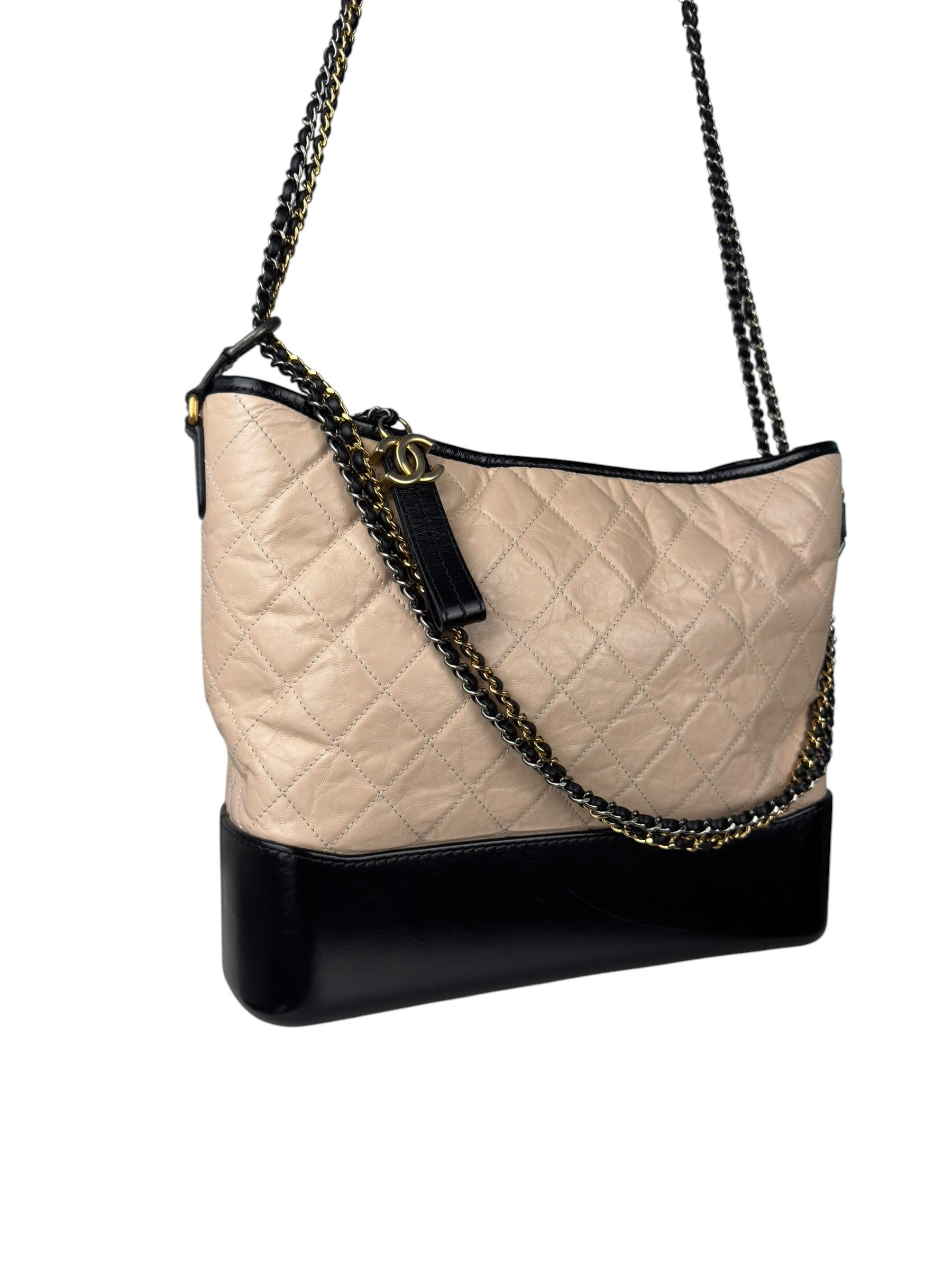 CHANEL AGED CALFSKIN LARGE GABRIELLE BAG