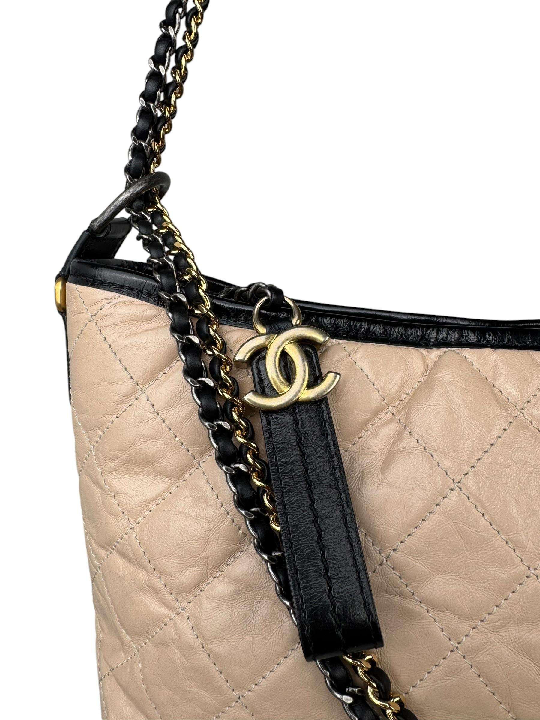 CHANEL AGED CALFSKIN LARGE GABRIELLE BAG