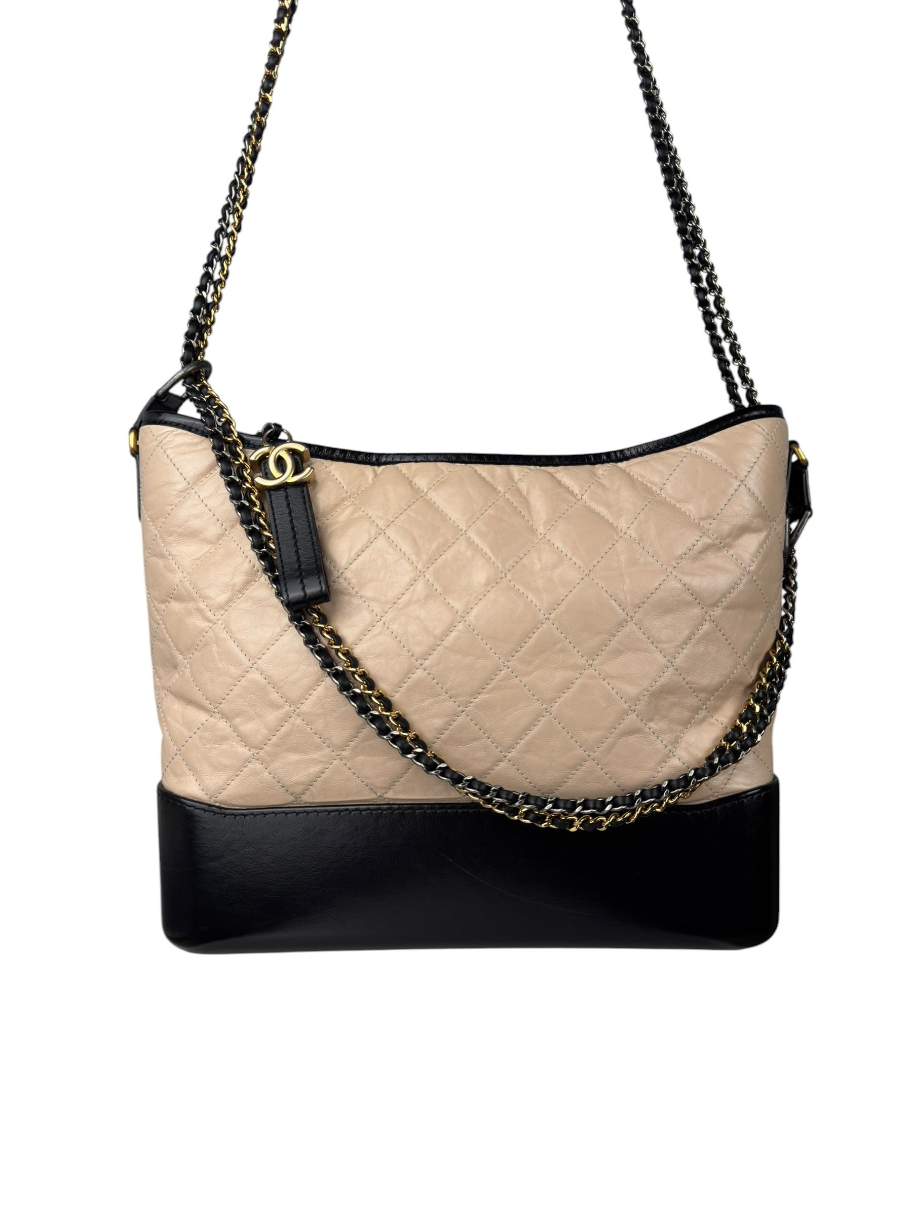 CHANEL AGED CALFSKIN LARGE GABRIELLE BAG