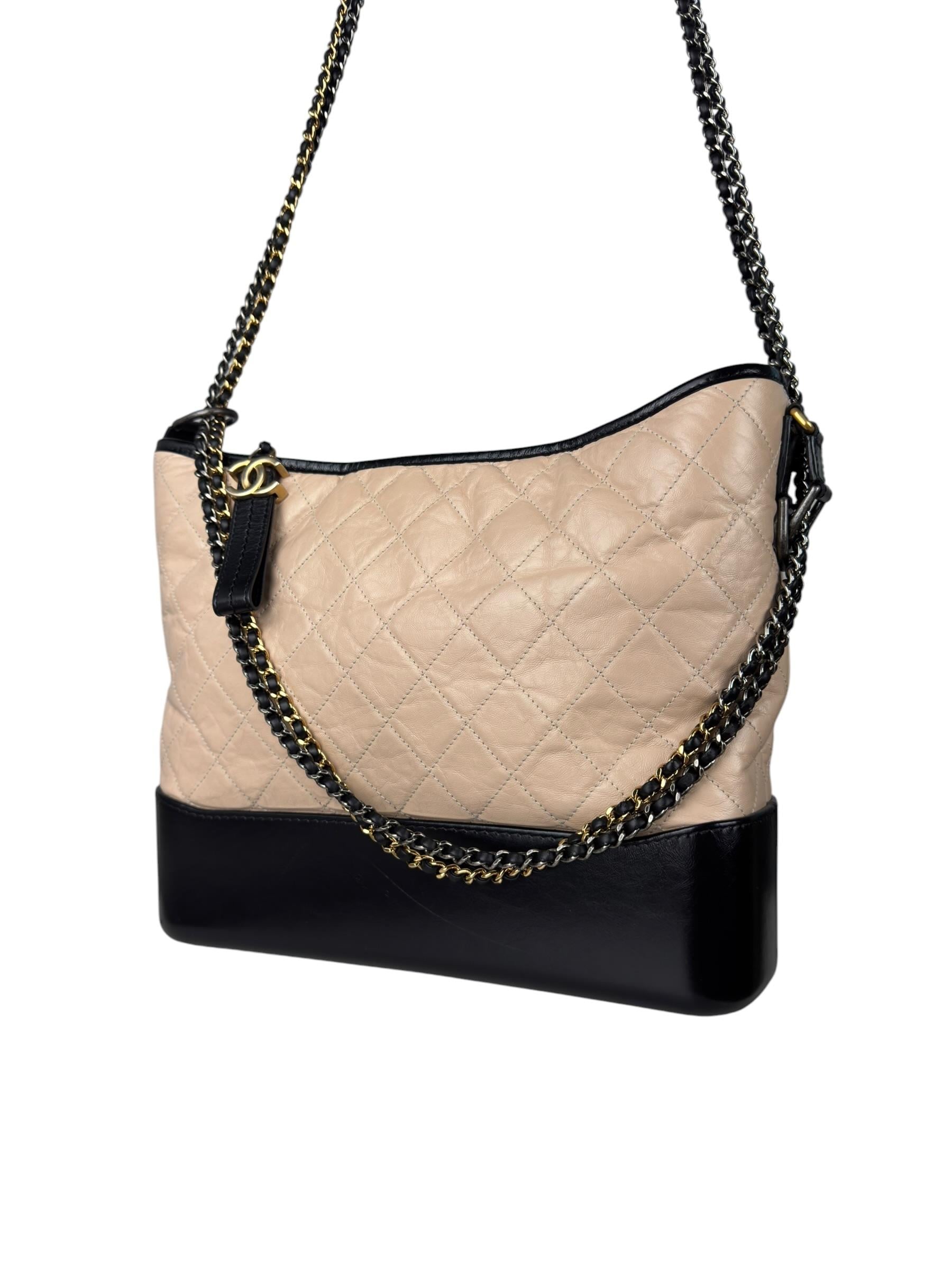 CHANEL AGED CALFSKIN LARGE GABRIELLE BAG