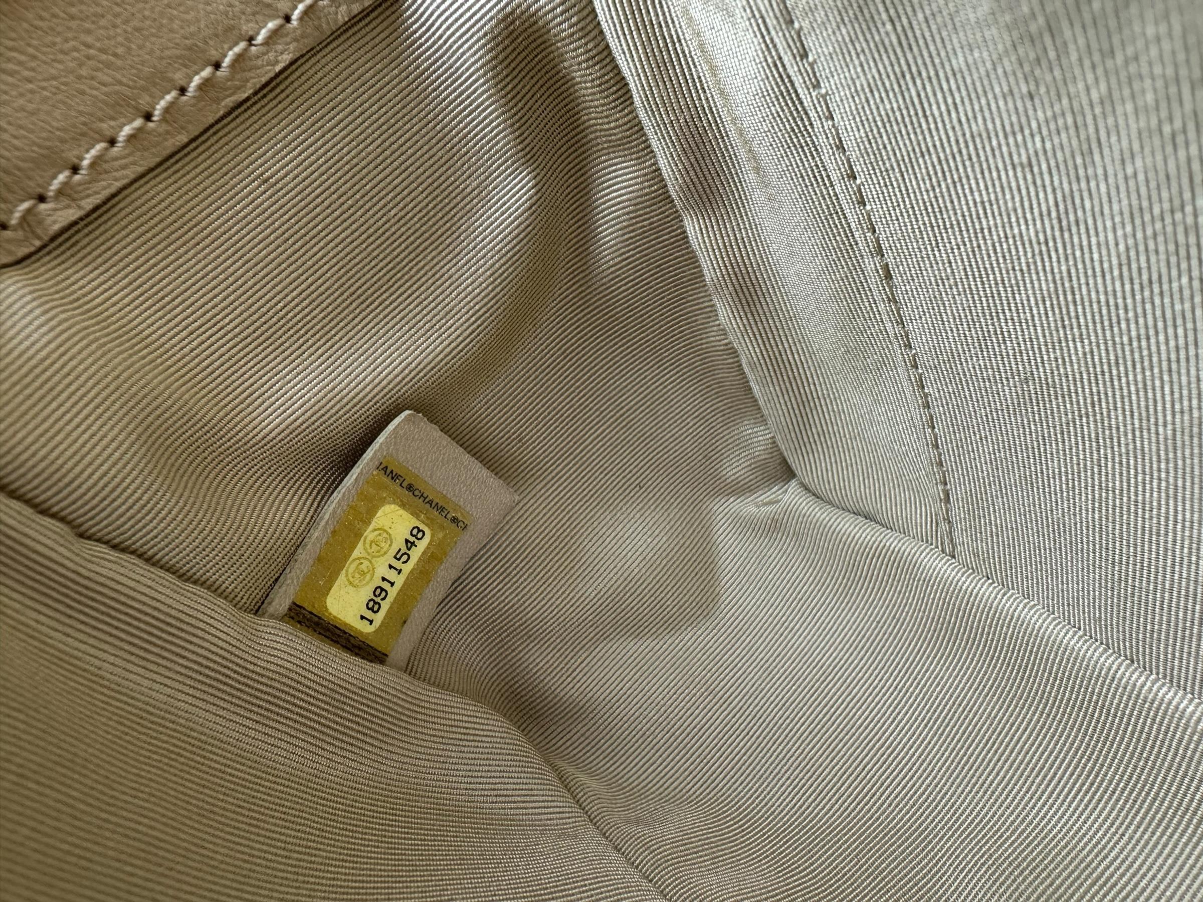 CHANEL BEIGE BOY BAG