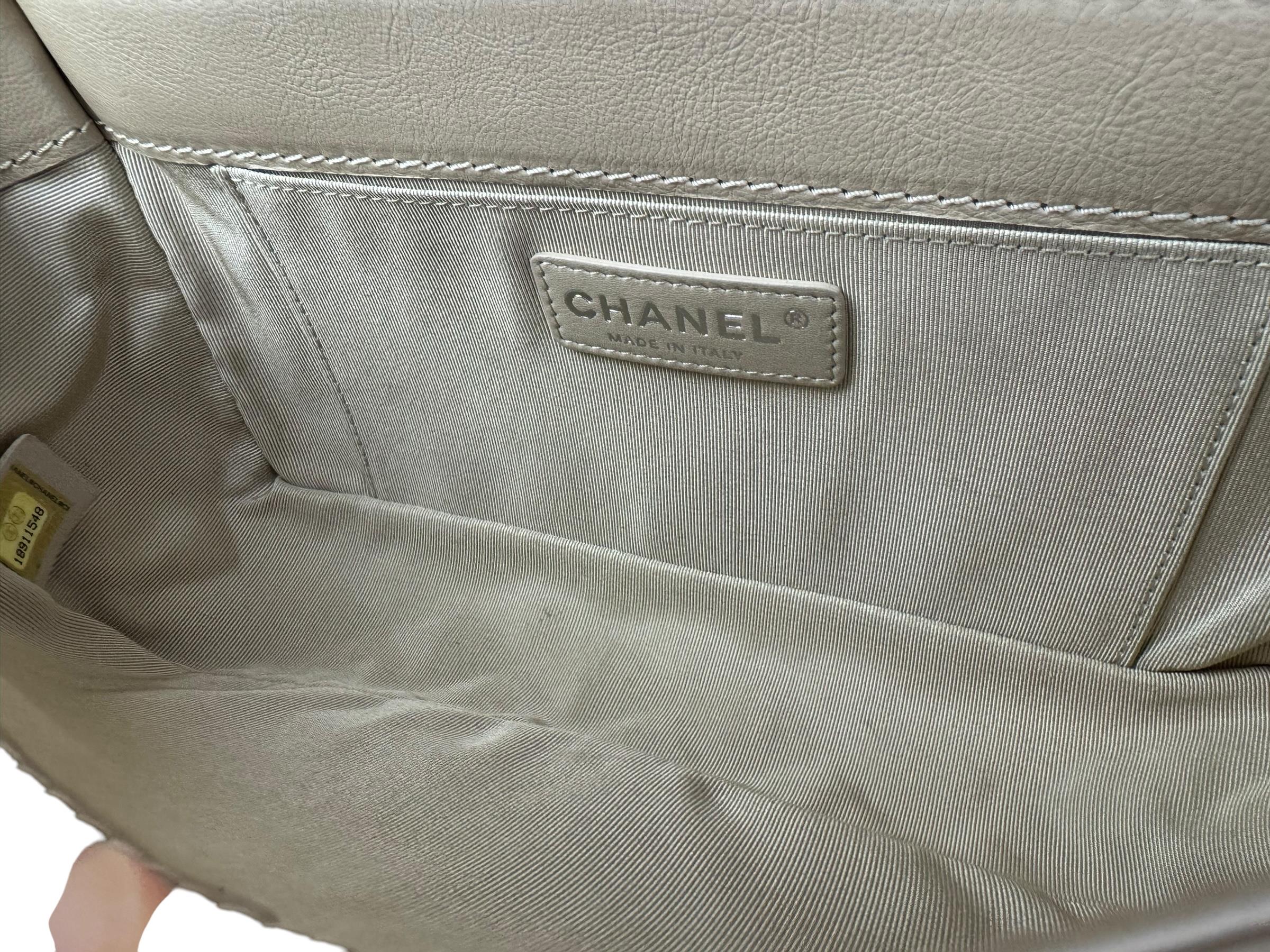 CHANEL BEIGE BOY BAG