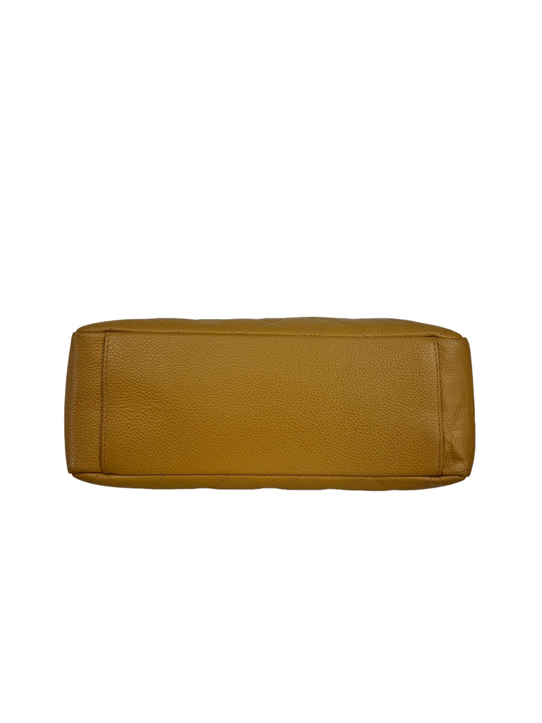 CHANEL BEIGE CAVIAR SHOPPING BAG