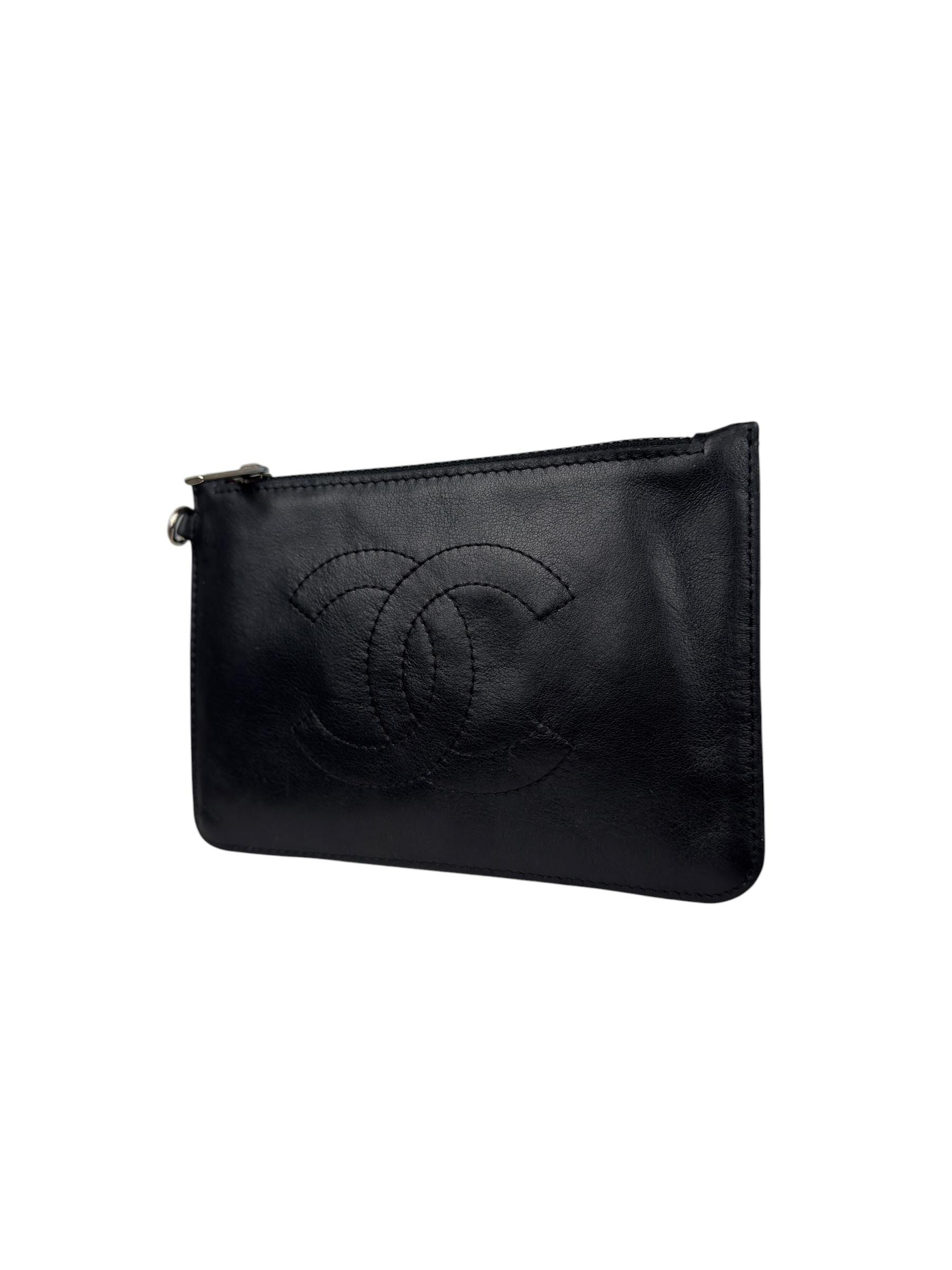 CHANEL BLACK CAMBON COIN PURSE
