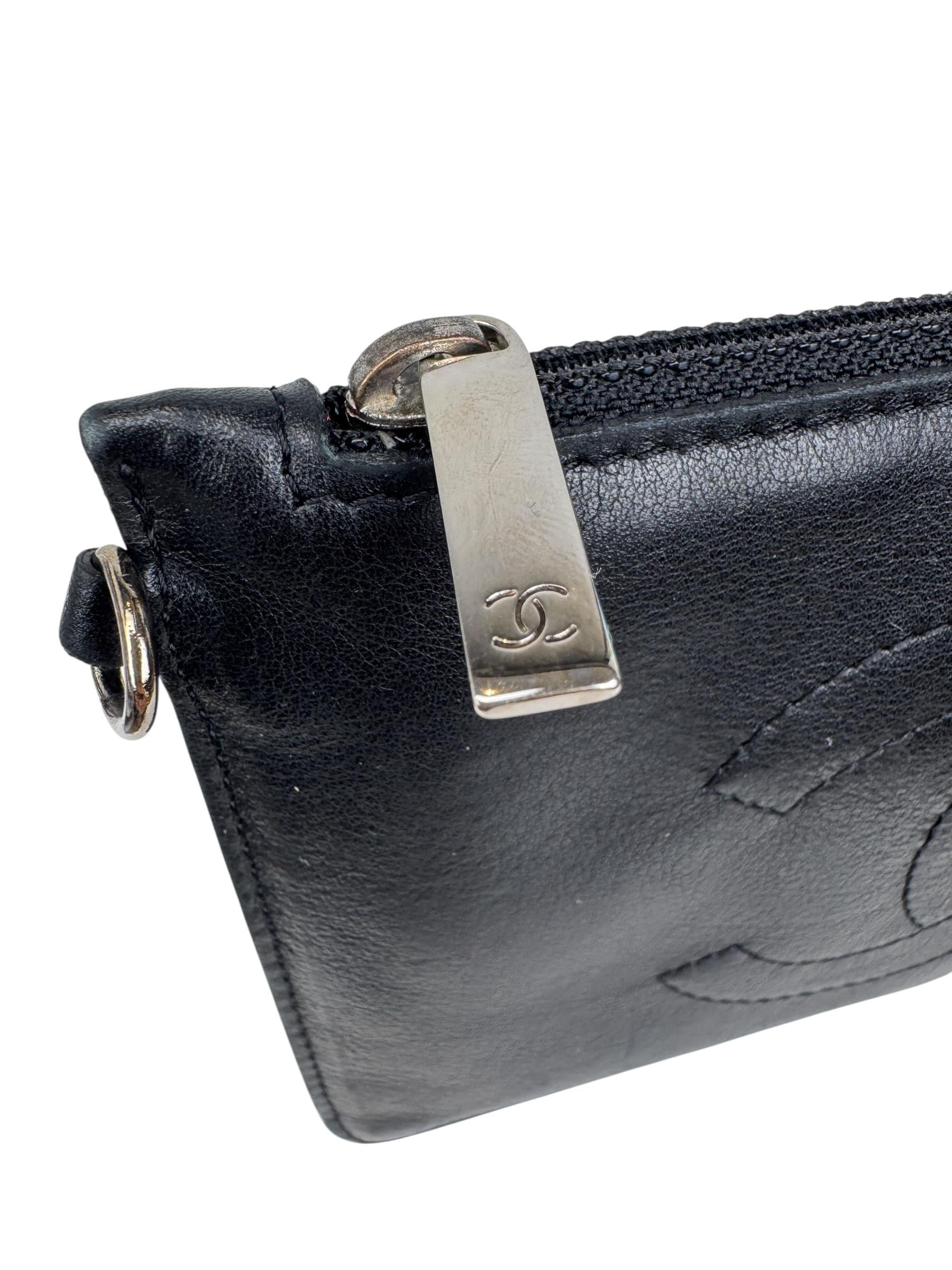 CHANEL BLACK CAMBON COIN PURSE