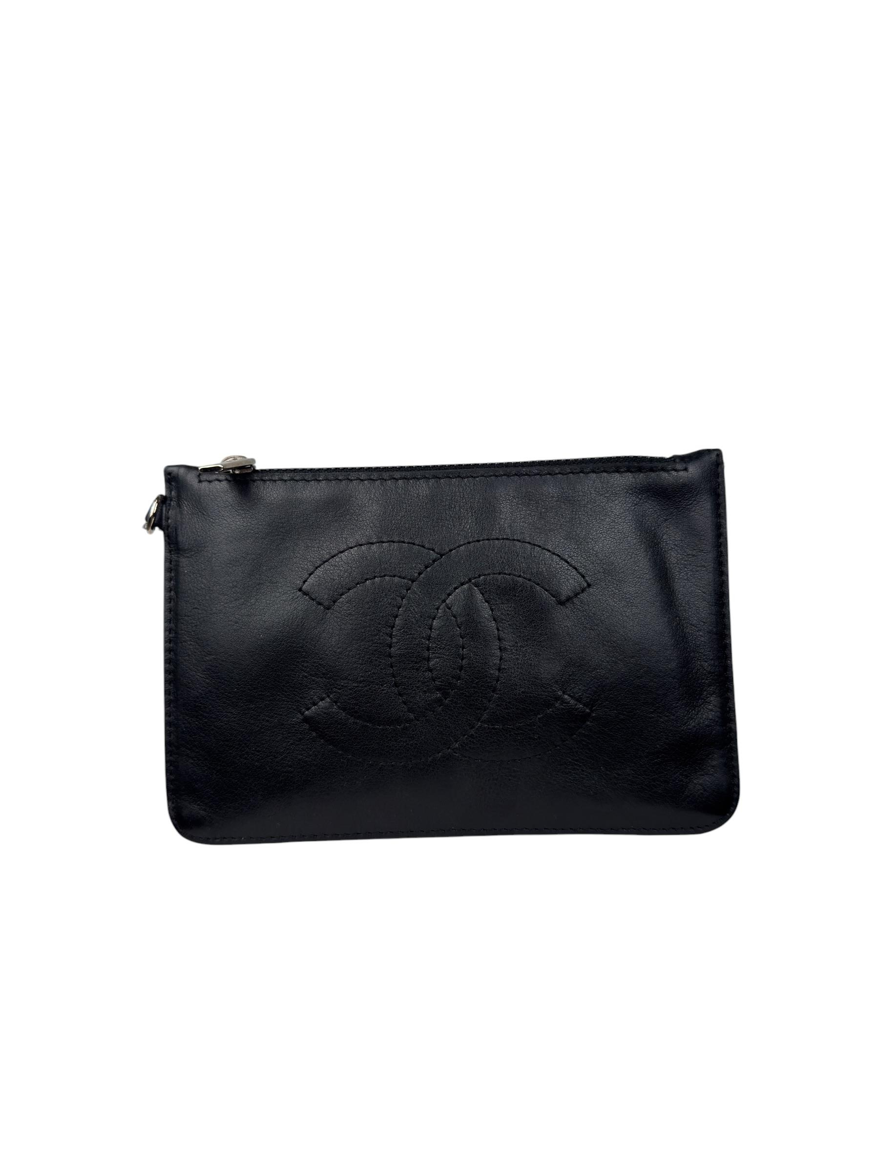 CHANEL BLACK CAMBON COIN PURSE