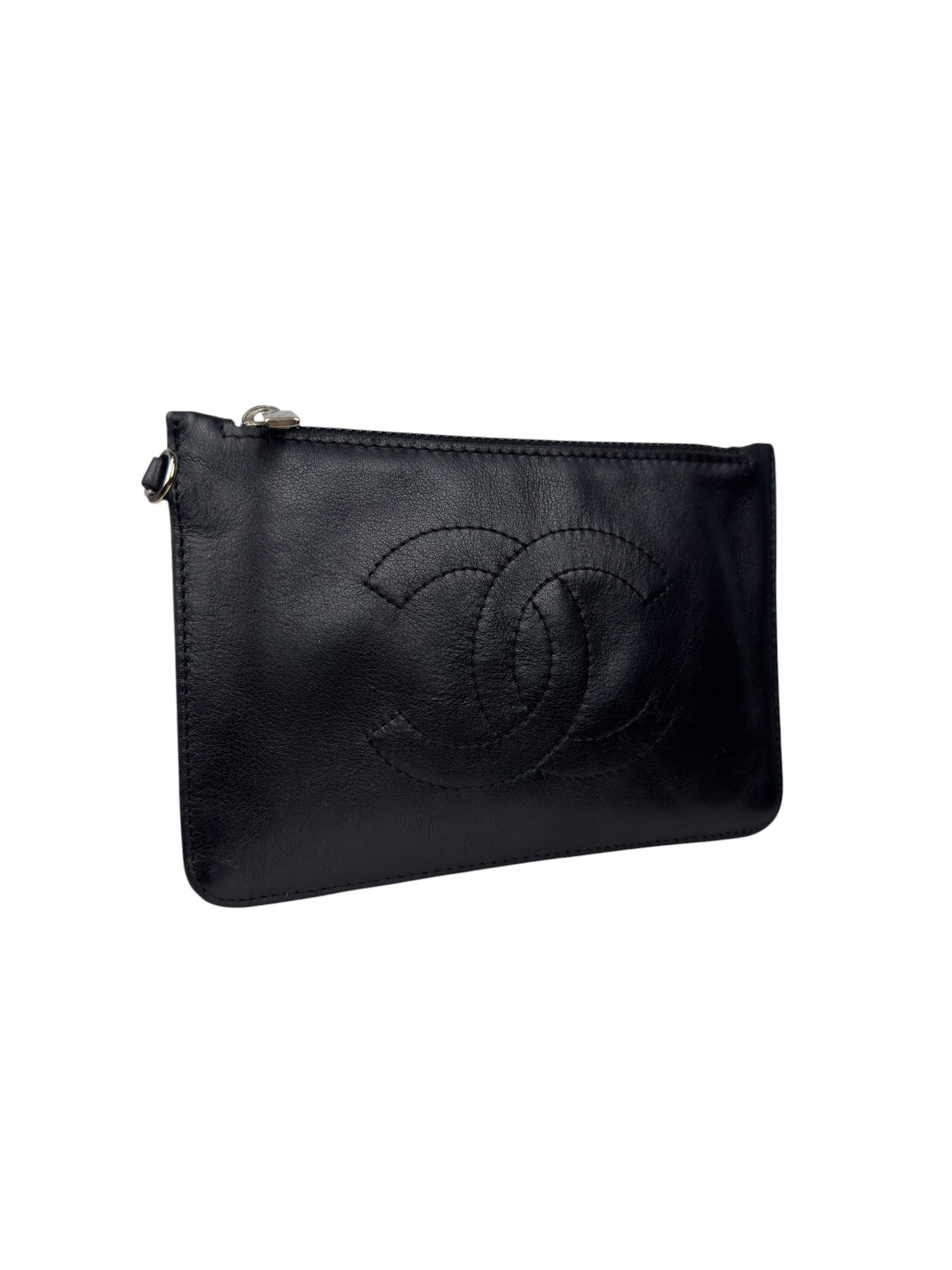 CHANEL BLACK CAMBON COIN PURSE