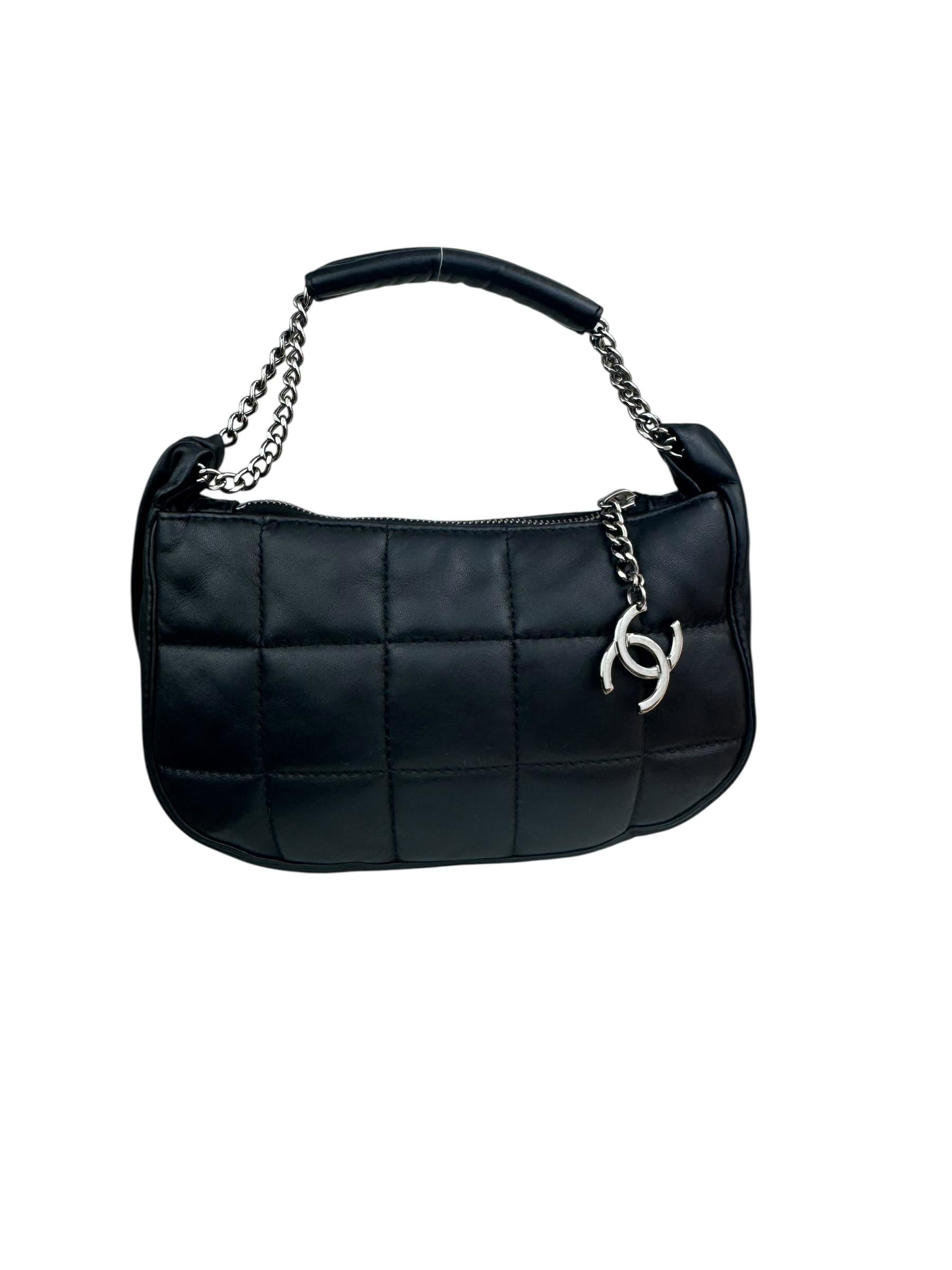 CHANEL BLACK LAMBSKIN BAG