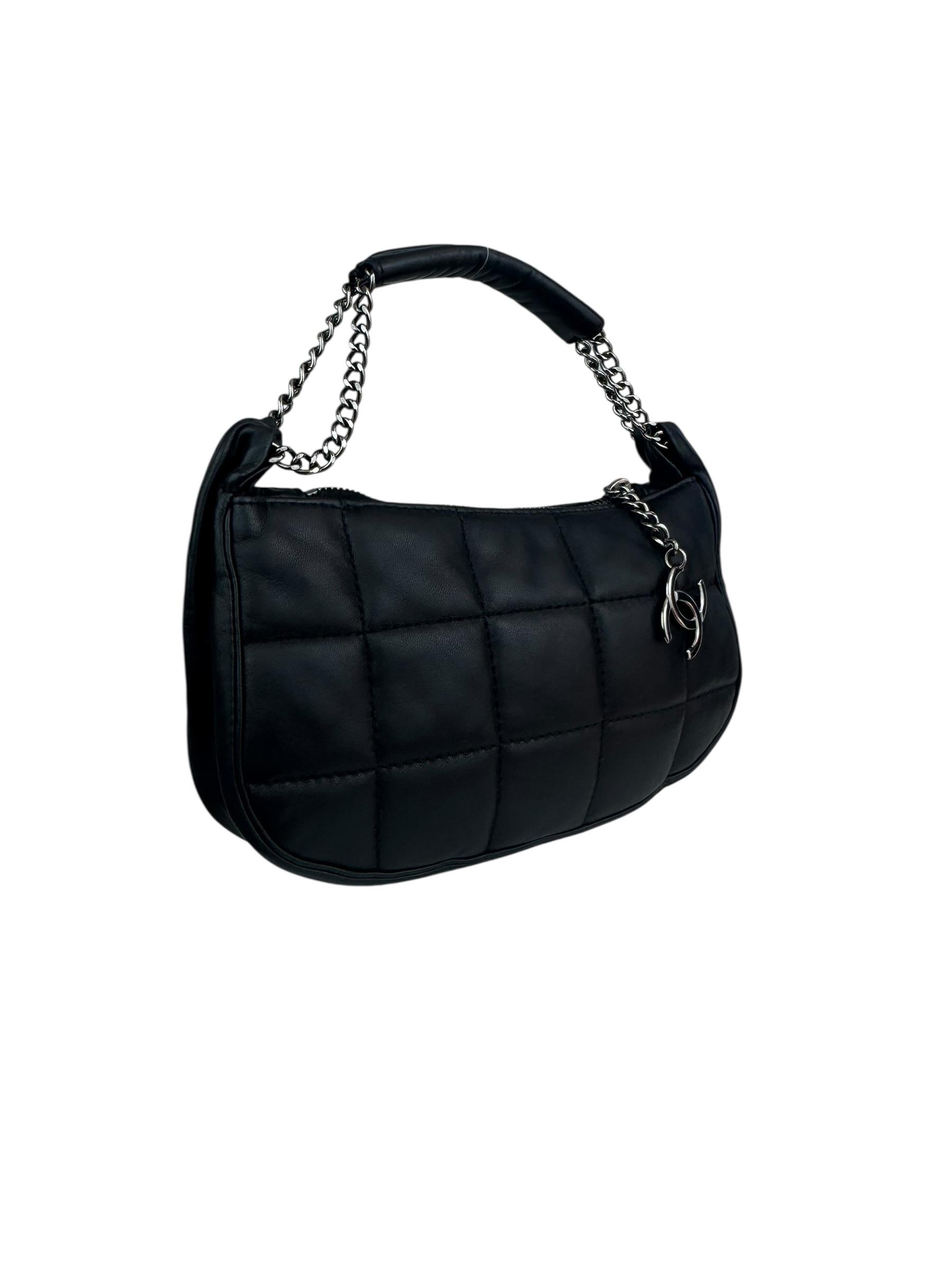 CHANEL BLACK LAMBSKIN BAG