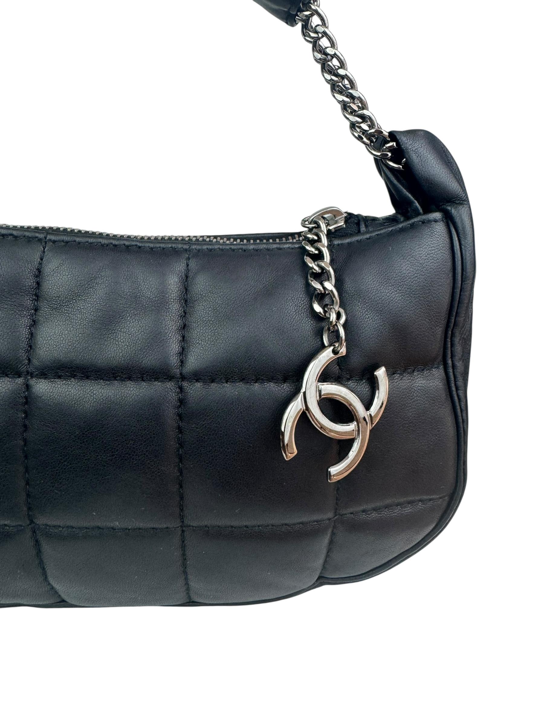 CHANEL BLACK LAMBSKIN BAG