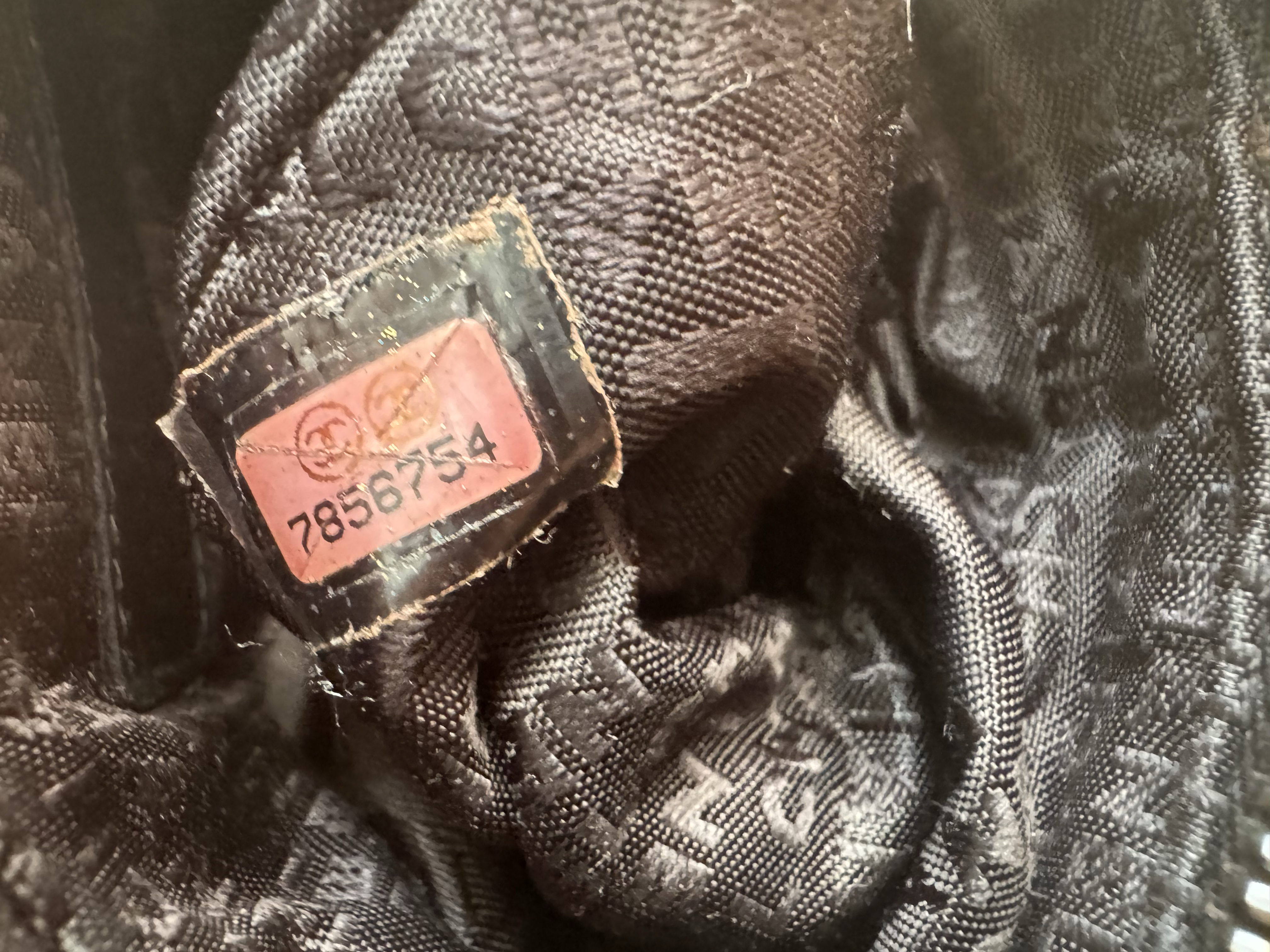 CHANEL BLACK LAMBSKIN BAG
