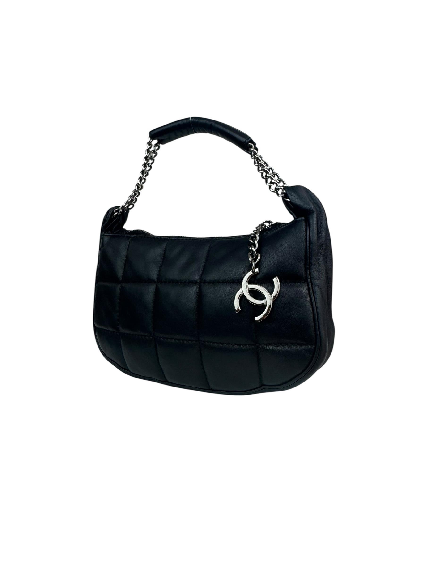 CHANEL BLACK LAMBSKIN BAG