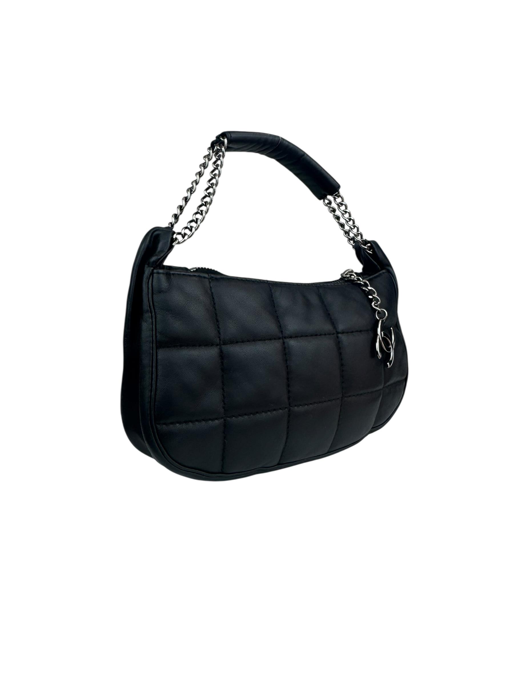 CHANEL BLACK LAMBSKIN BAG