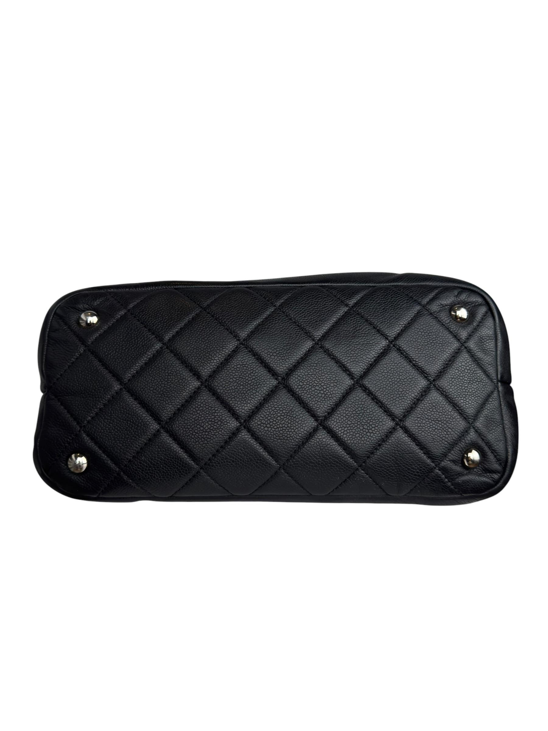 CHANEL CAVIAR LEATHER CC SHOPPING BAG