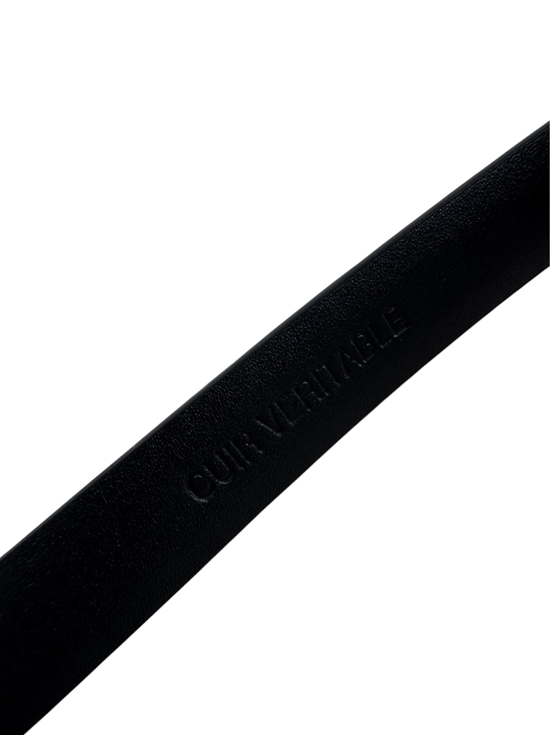 CHANEL CC LEATHER BELT