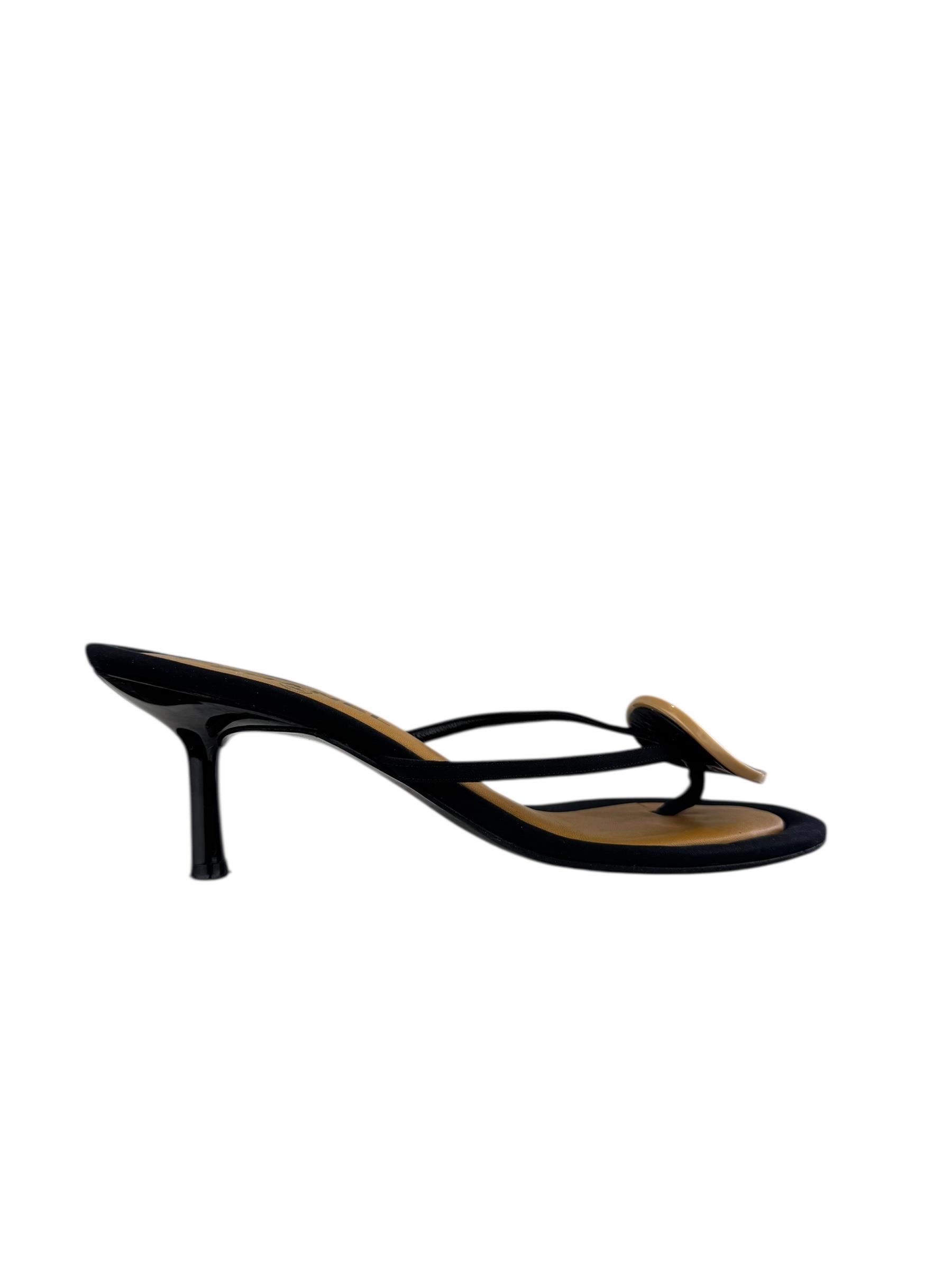 CHANEL CC SLIDE SANDALS