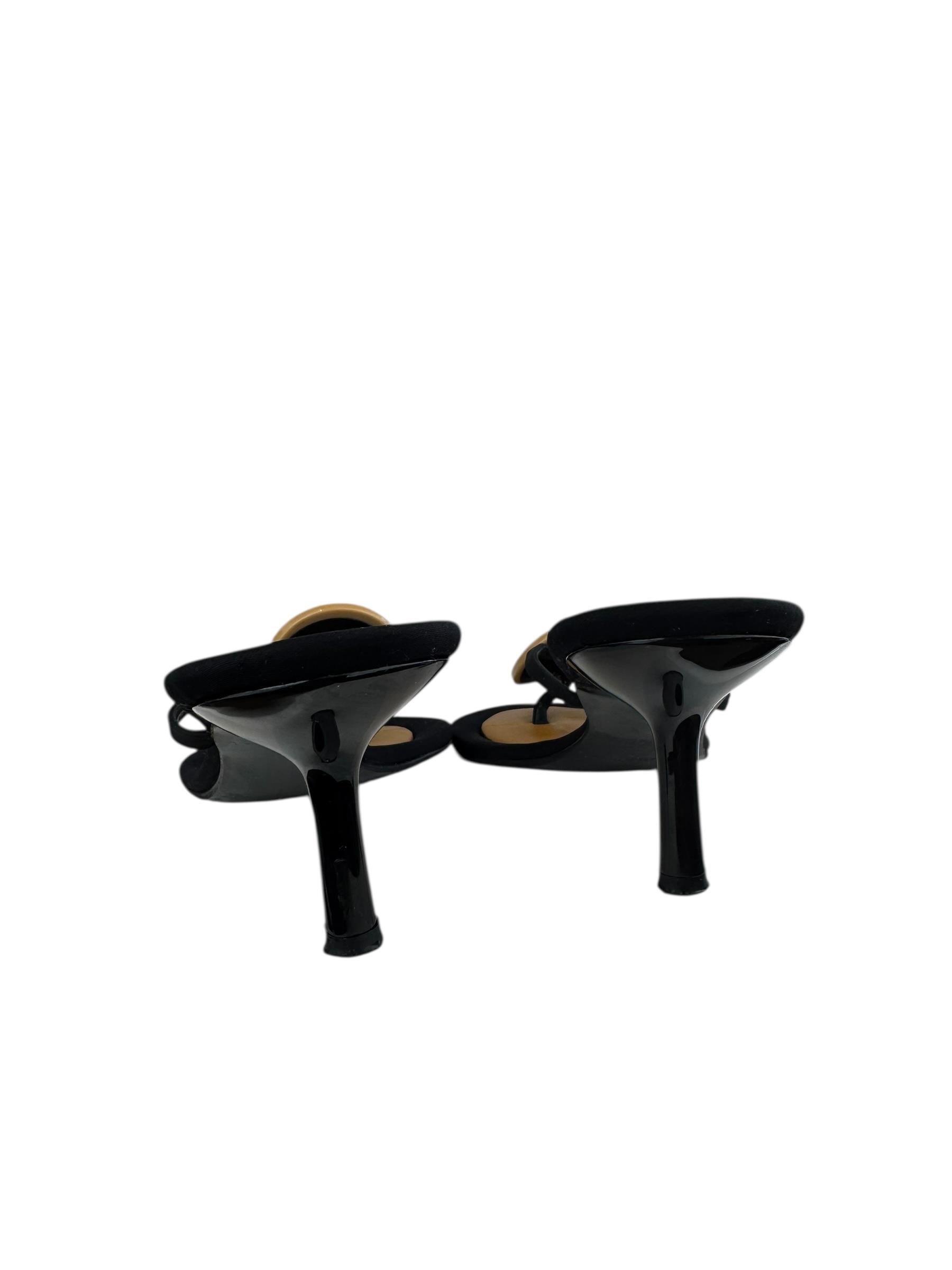 CHANEL CC SLIDE SANDALS