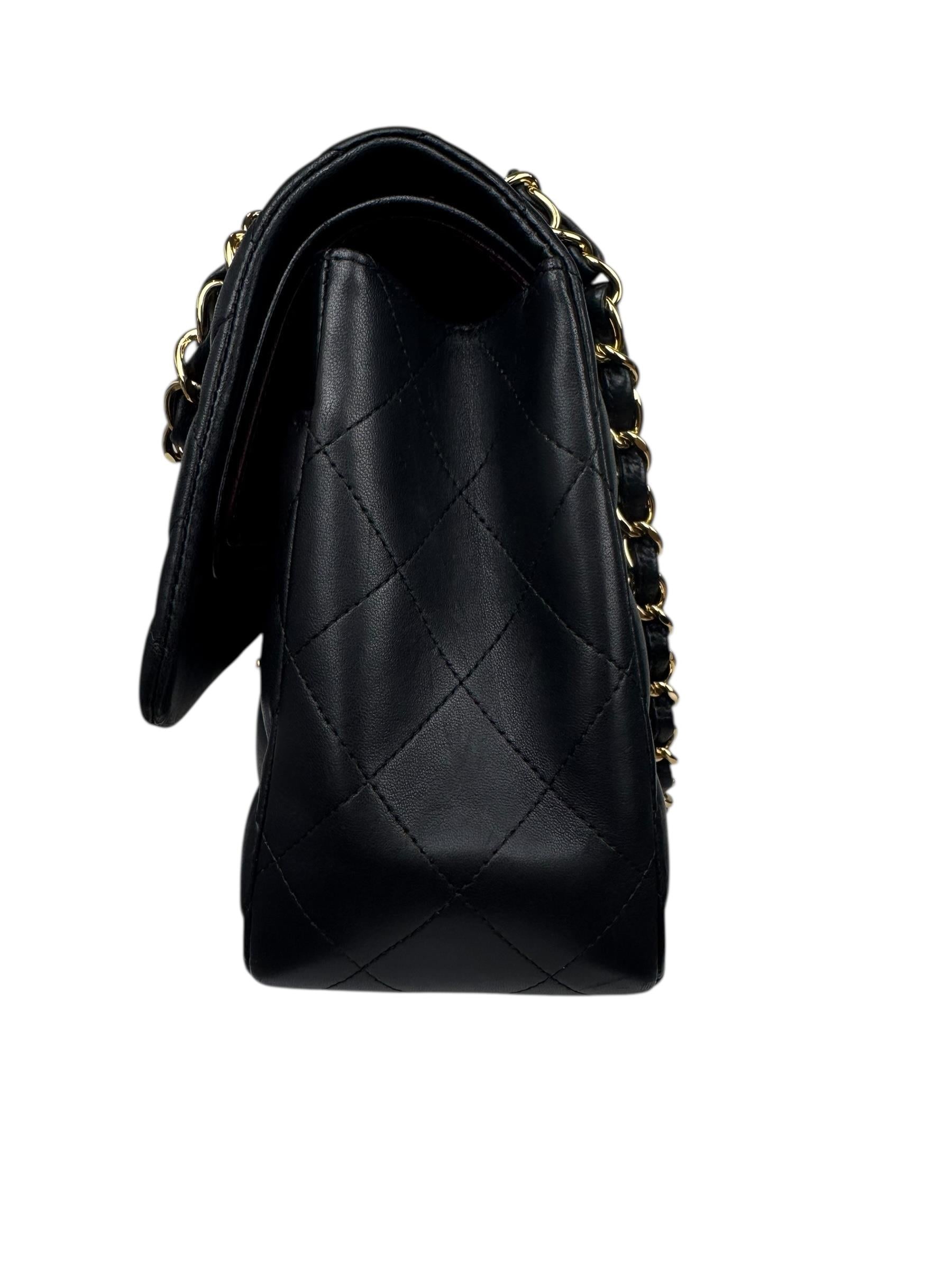 CHANEL CLASSIC LUMBSKIN DOUBLE FLAP JUMBO BAG