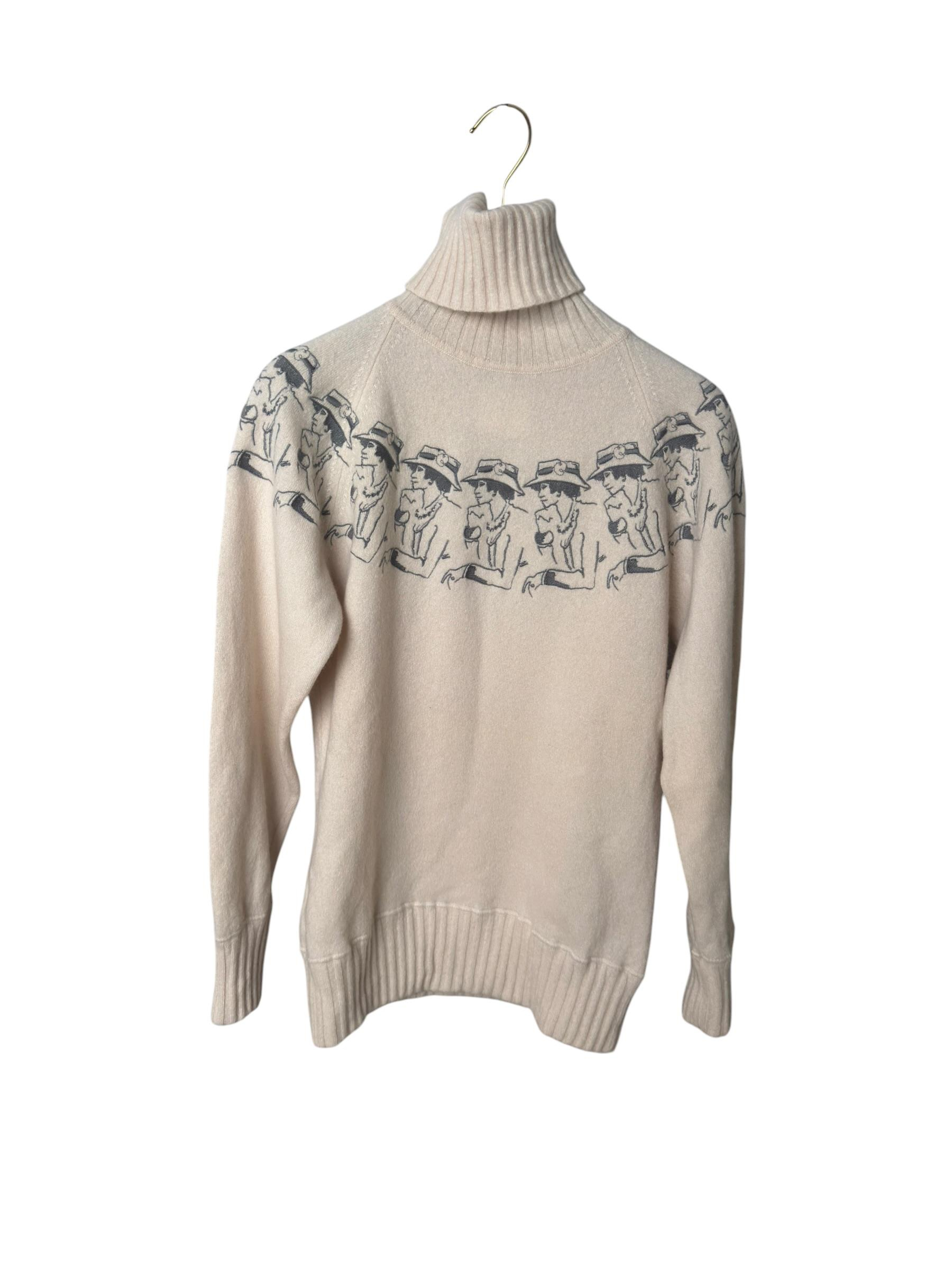 CHANEL COCO CASHMERE SWEATER