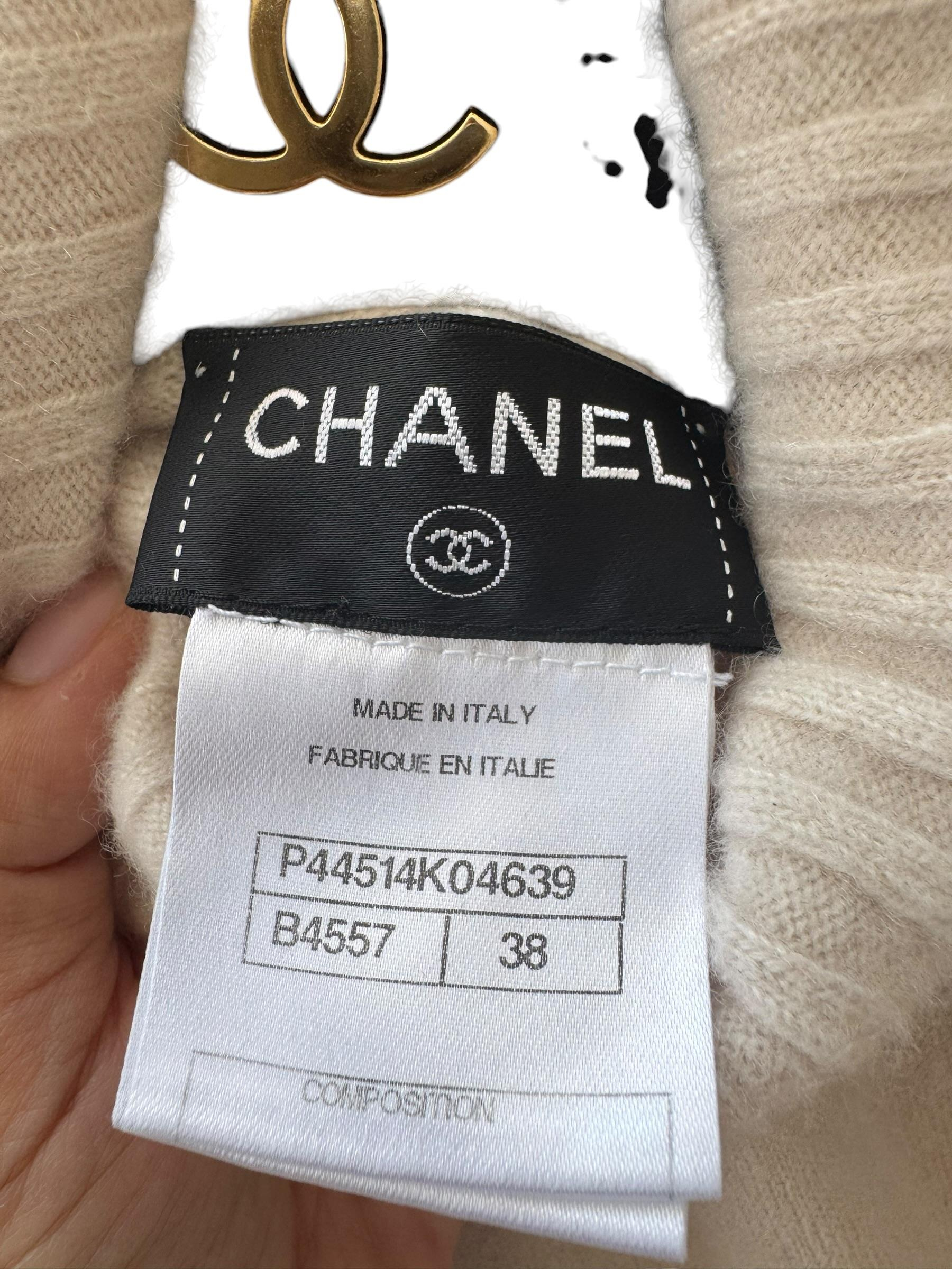 CHANEL COCO CASHMERE SWEATER