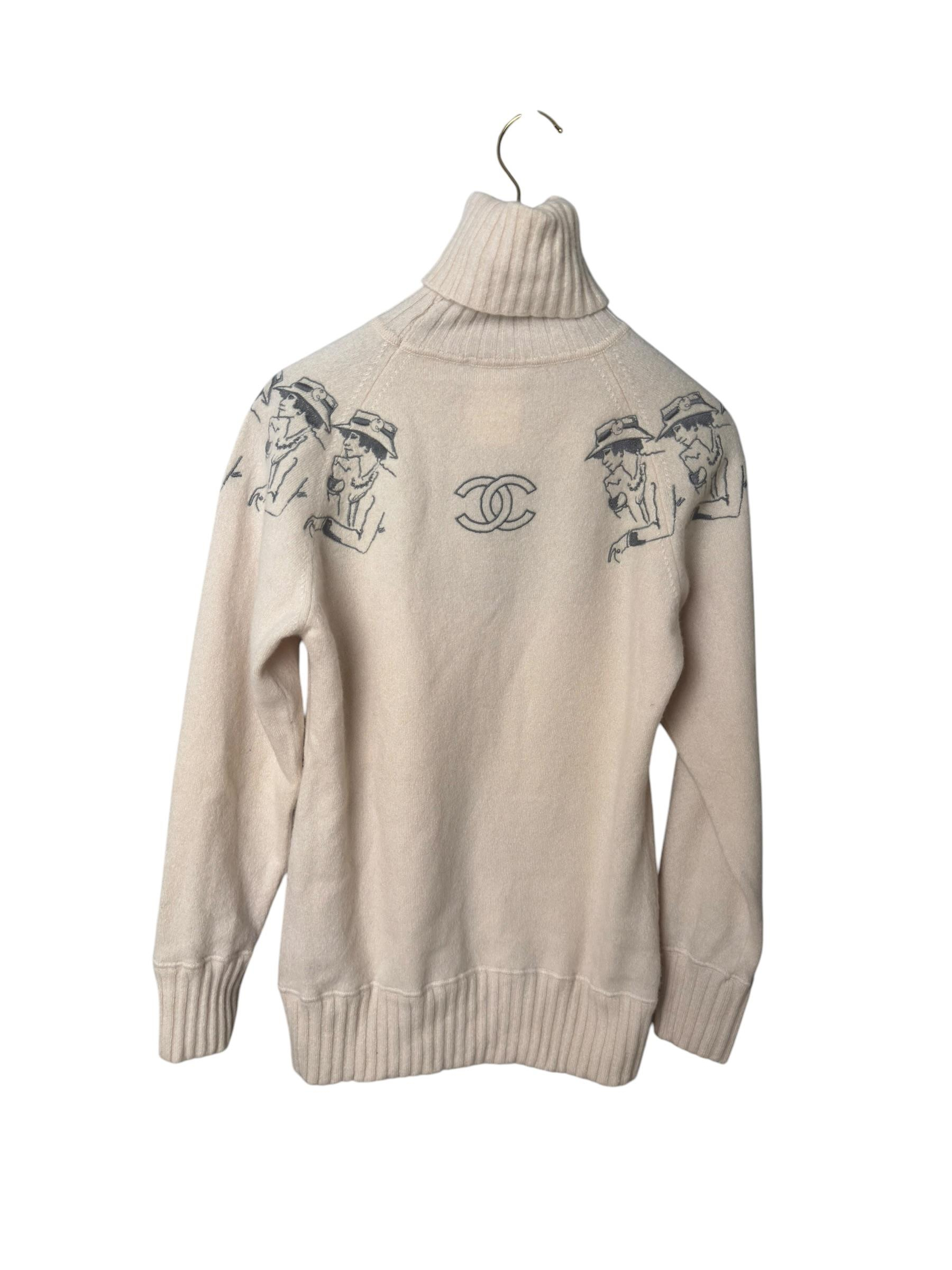 CHANEL COCO CASHMERE SWEATER