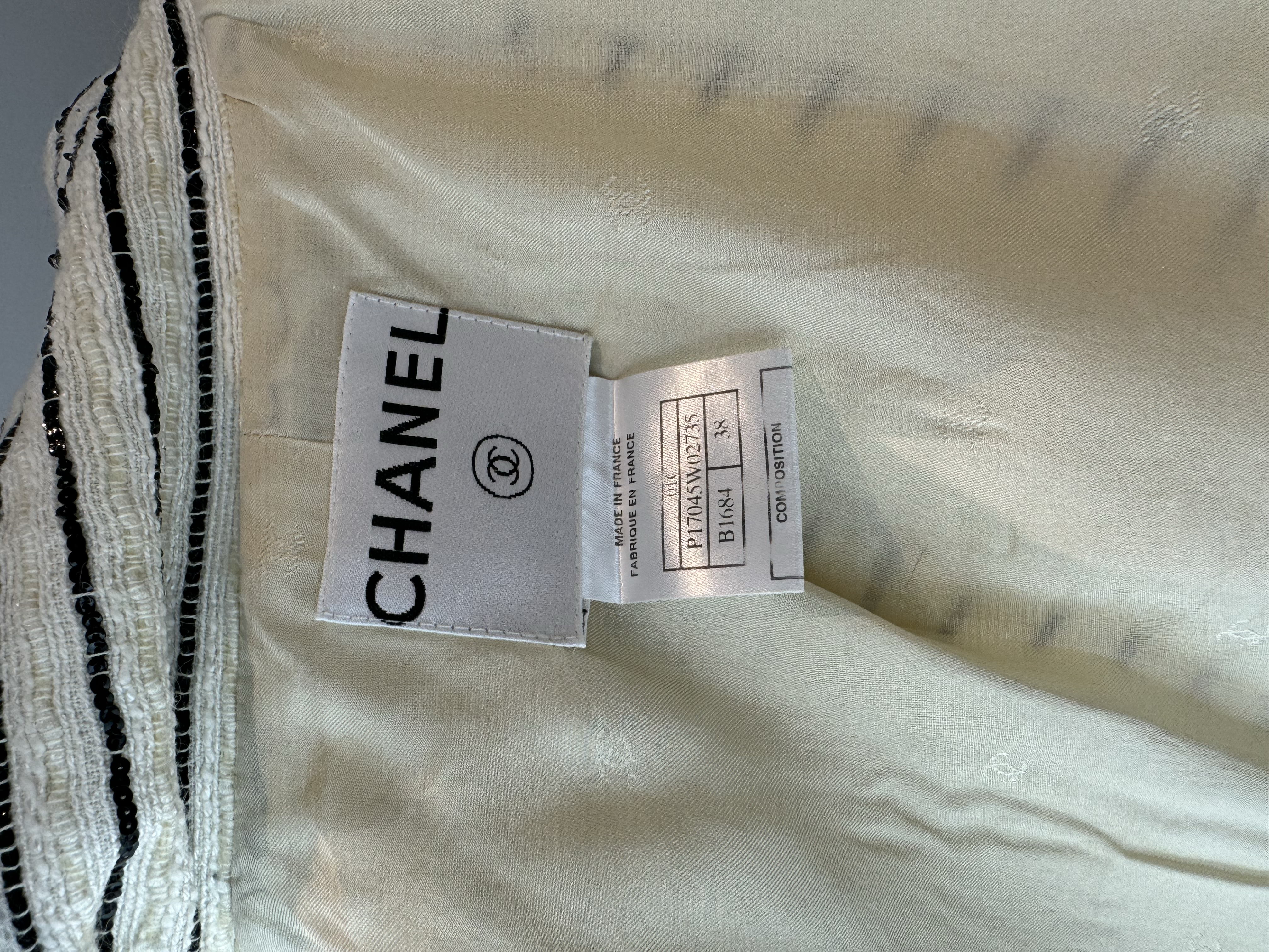 CHANEL CRUISE 2001 CAMELLIA TWEED DRESS