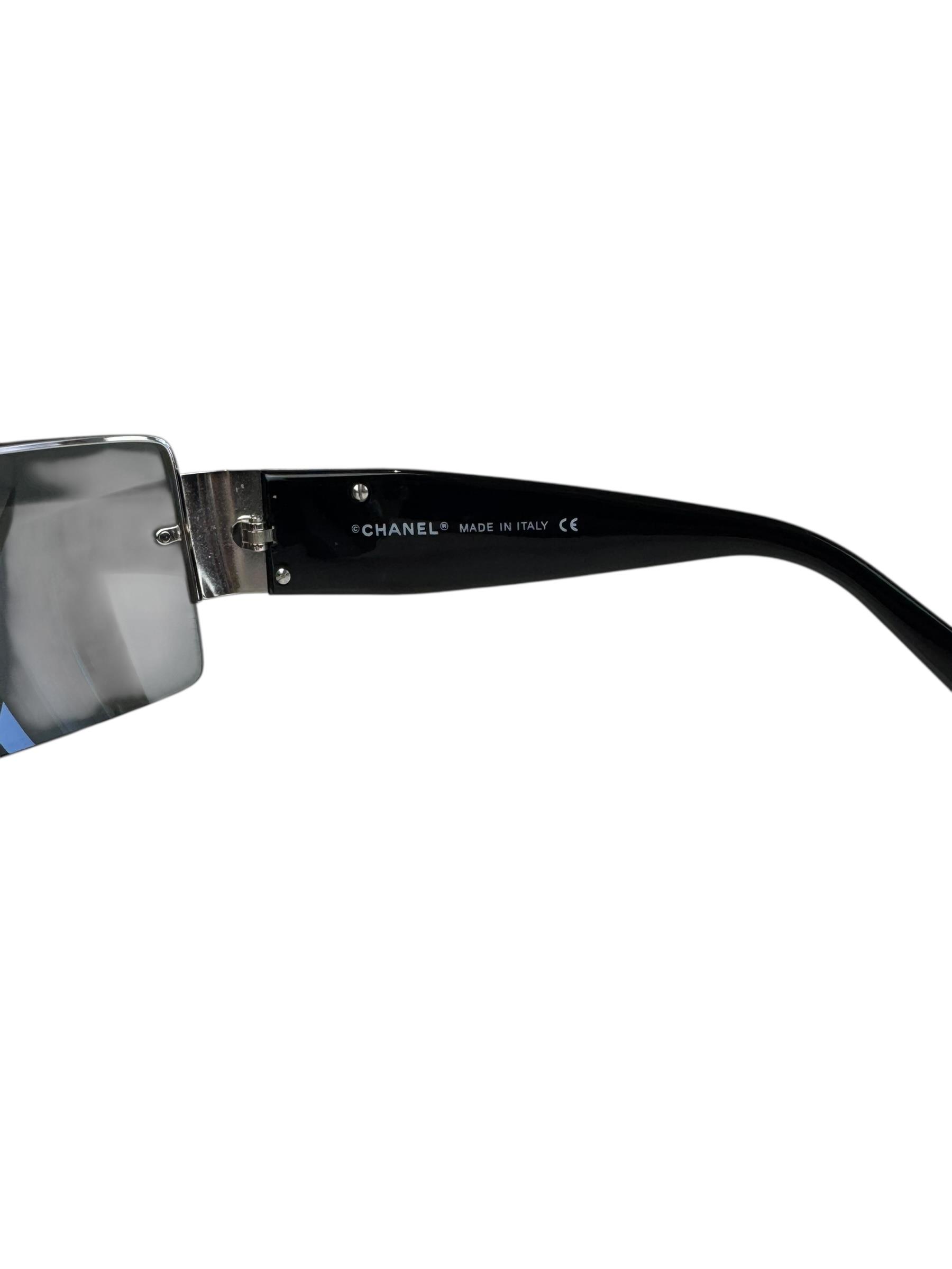 CHANEL CRYSTAL RECTANGLE SUNGLASSES