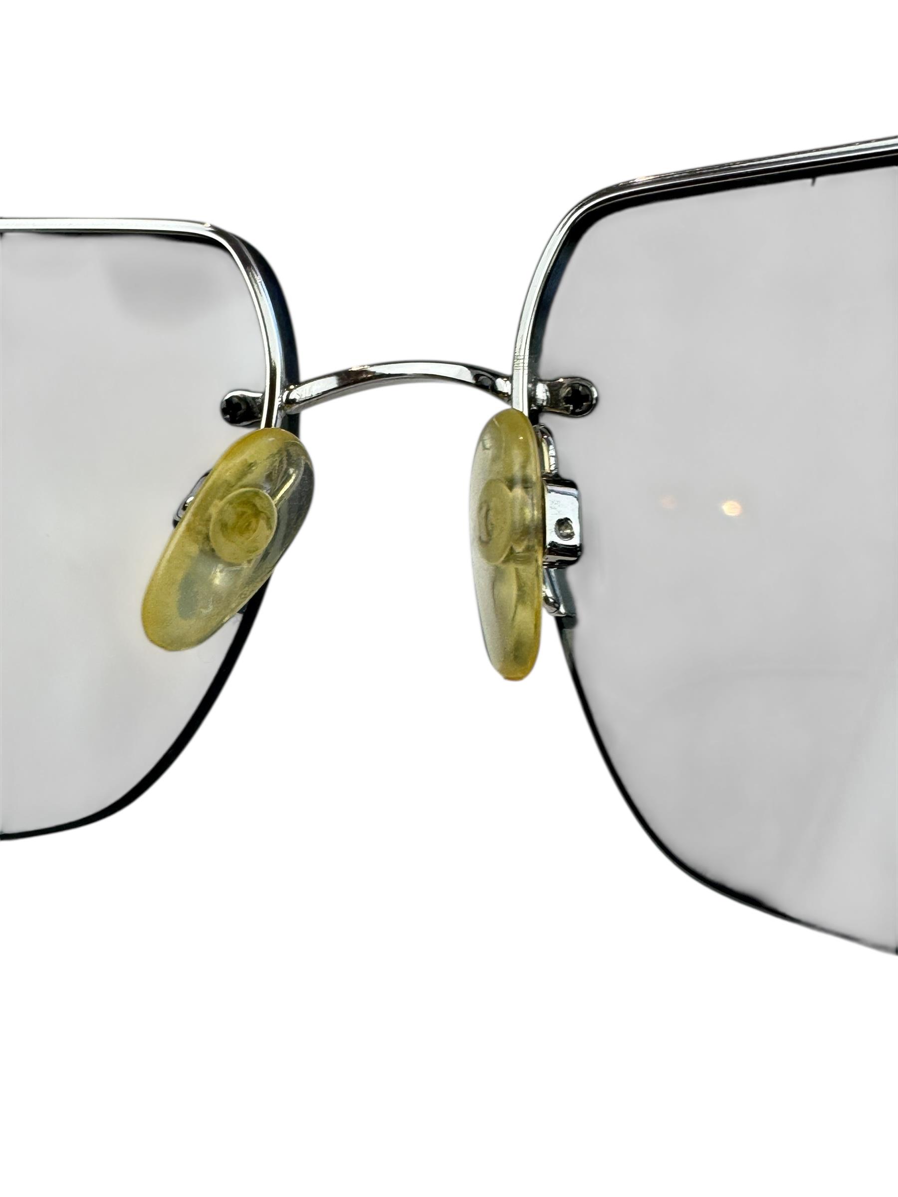 CHANEL CRYSTAL RECTANGLE SUNGLASSES