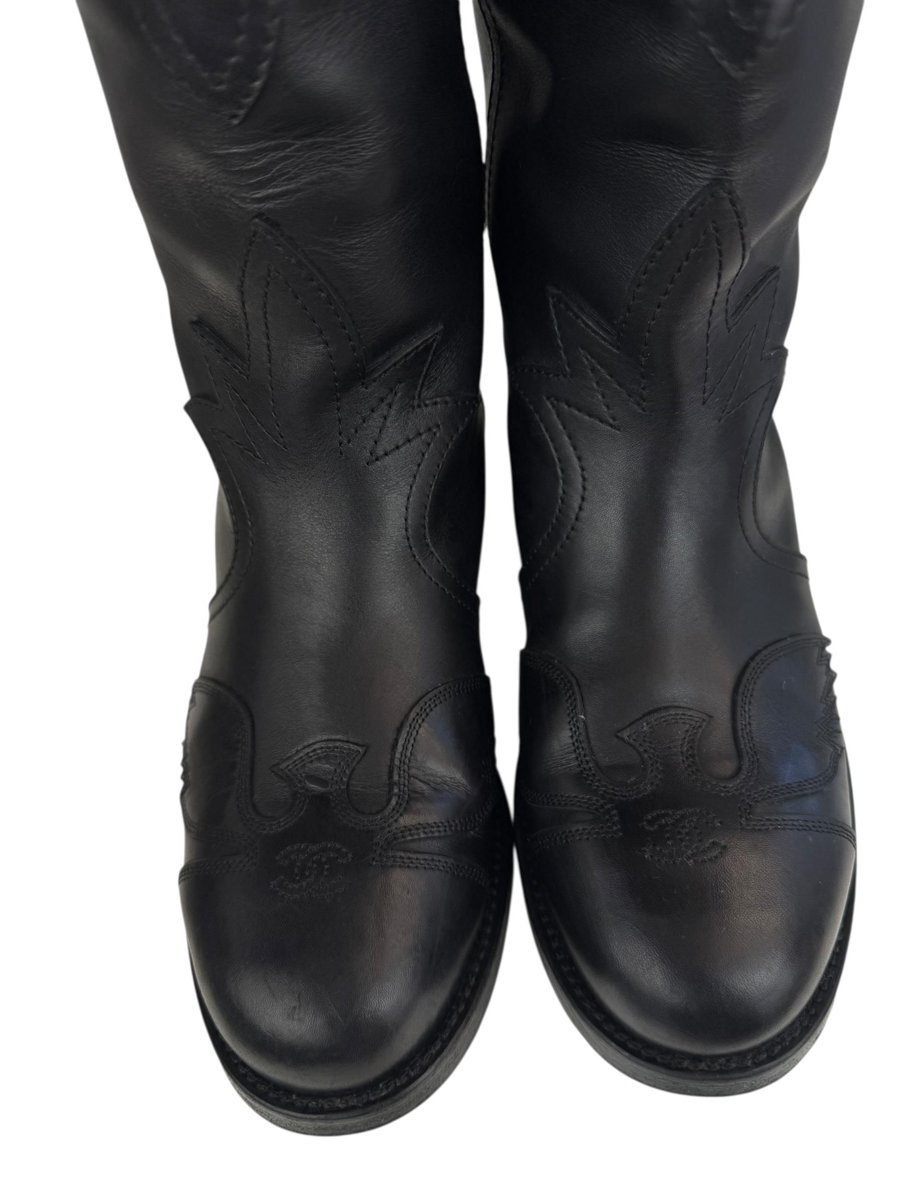 CHANEL DALLAS WESTERN BOOTS